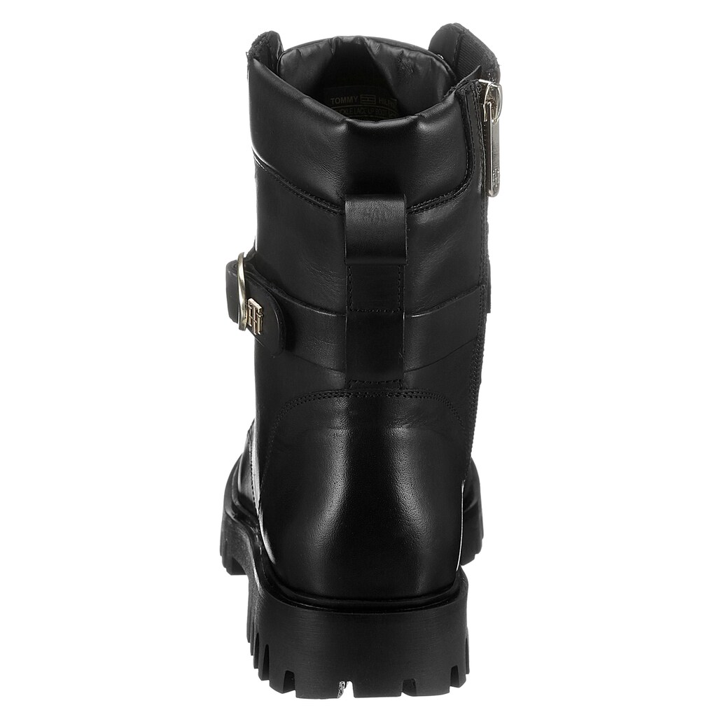 Tommy Hilfiger Schnürboots »BUCKLE LACE UP BOOT«