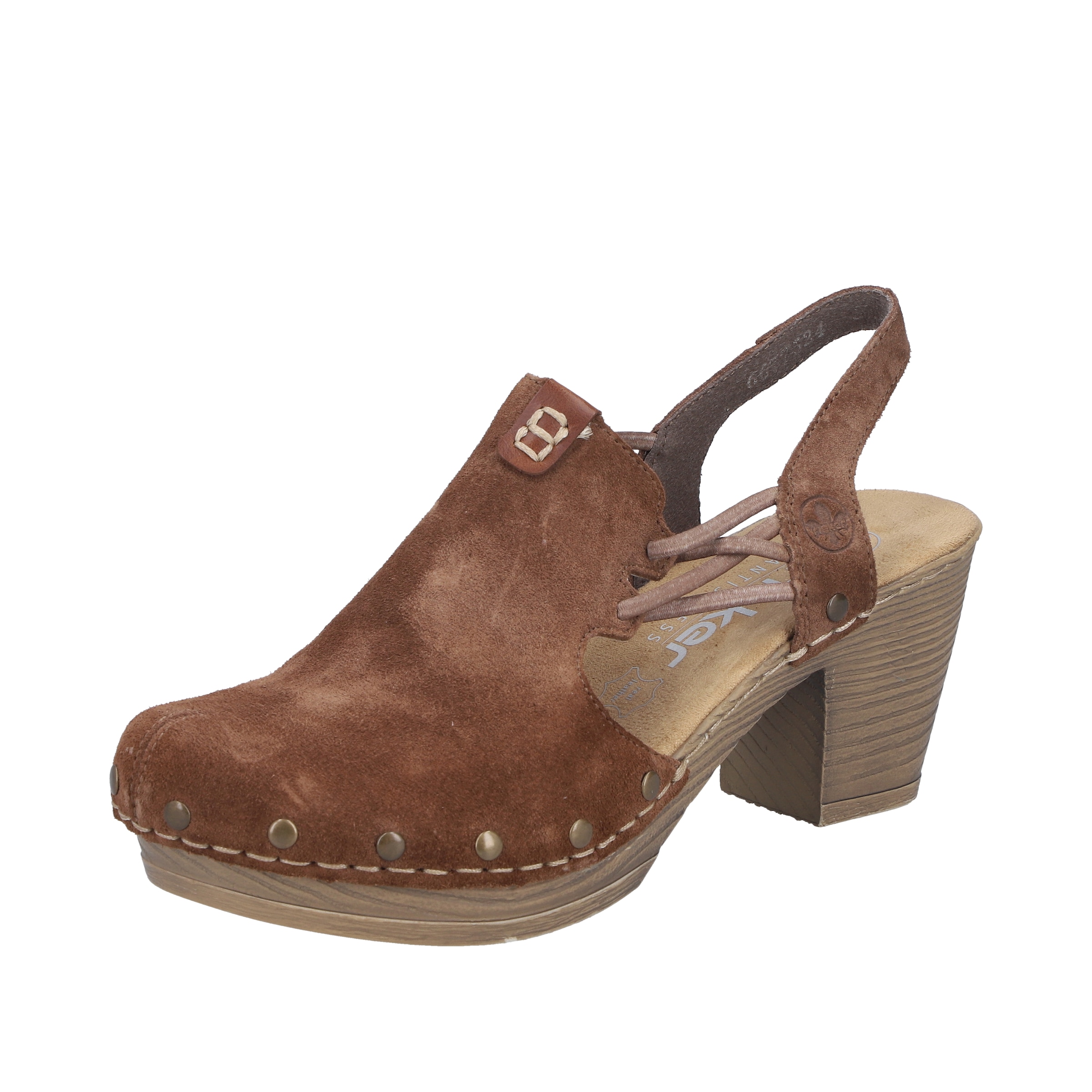 Rieker Clog Sabot, Sandalette, Sommerschuh mit seitlichen Gummizügen günstig online kaufen