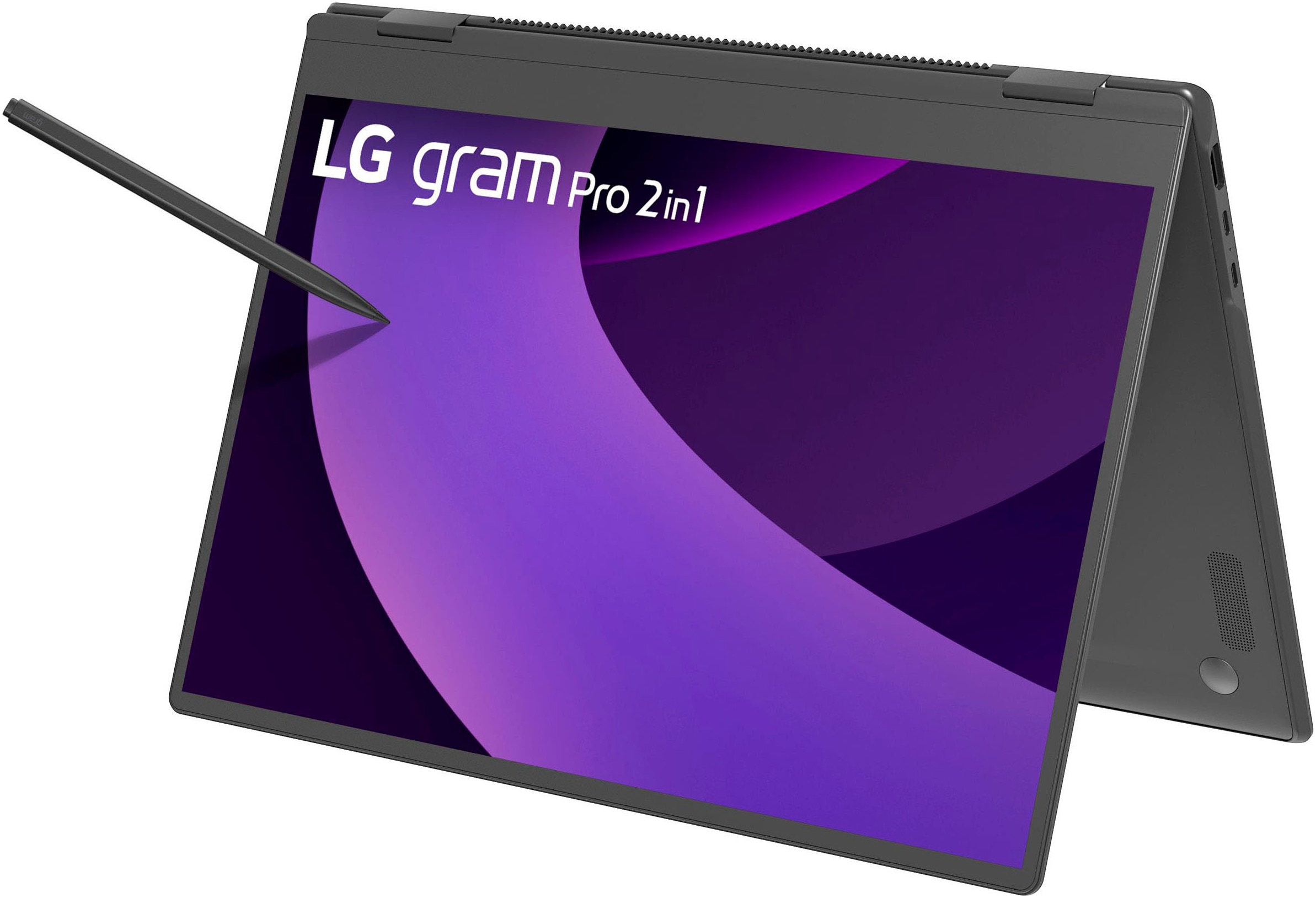 LG Convertible Notebook »Gram Pro 16" 2in1, 16GB RAM, 1TB SSD, Windows 11 Home,«, 40,6 cm, / 16 Zoll, Intel, Core Ultra 7, ARC, 1000 GB SSD