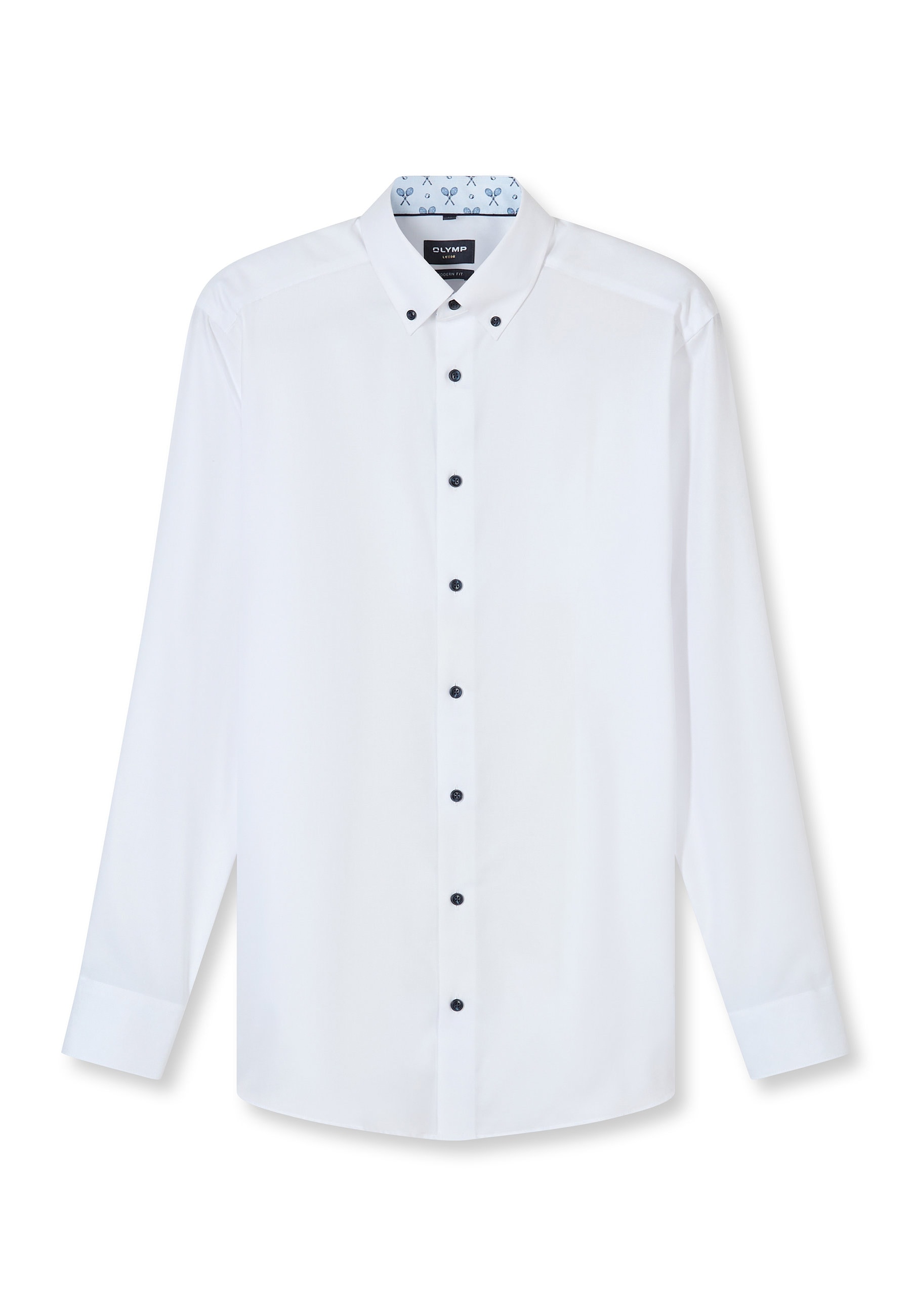 OLYMP Luxor Button-down Shirt White 44 4