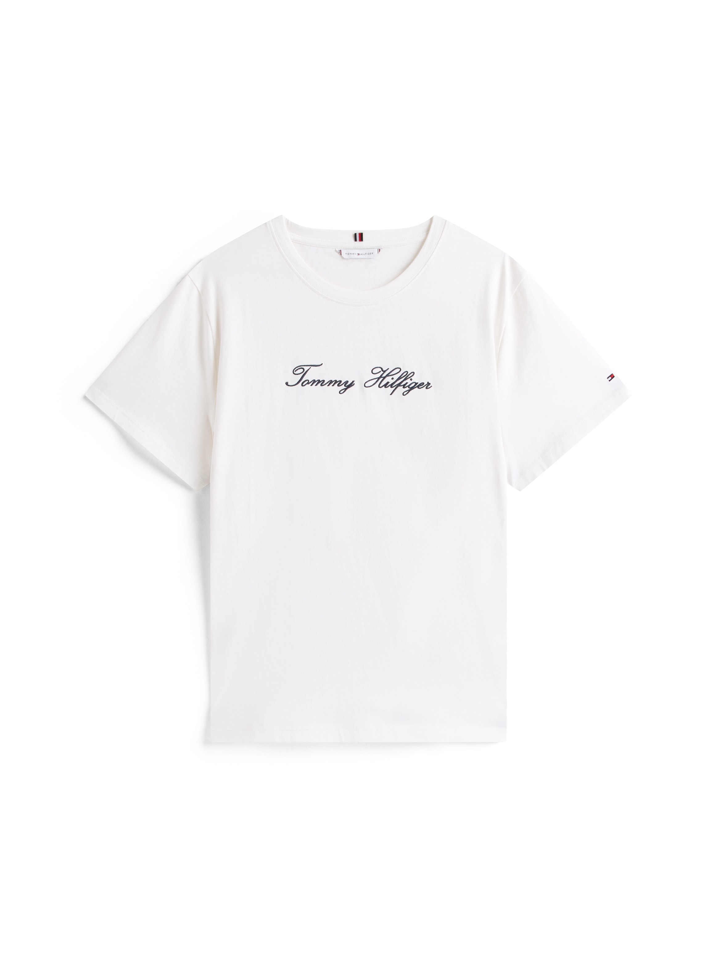 Tommy Hilfiger Curve T-Shirt »CRV SCRIPT REG C-NK SS T-SHIRT«