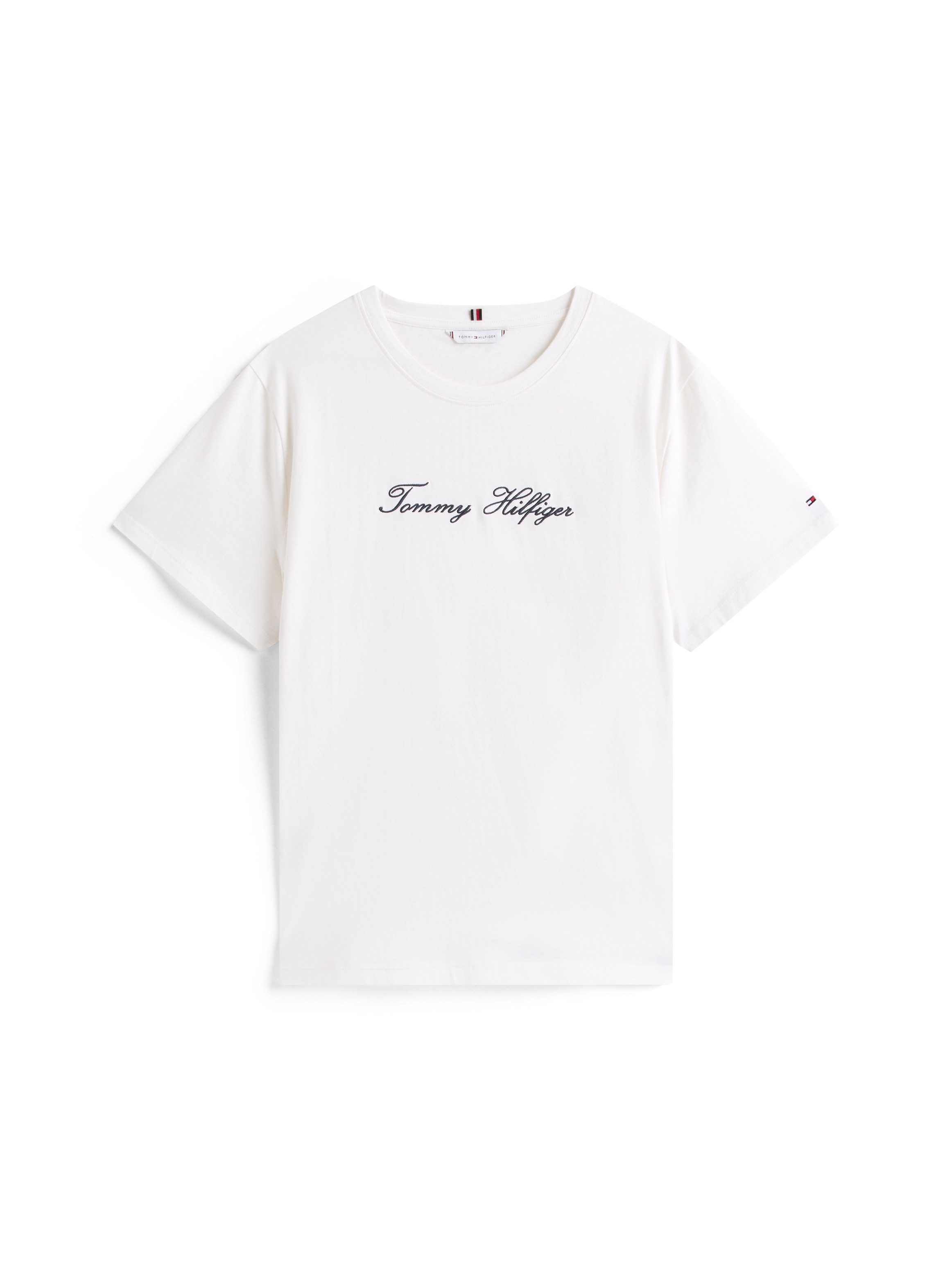 Tommy Hilfiger Curve T-Shirt "CRV SCRIPT REG C-NK SS T-SHIRT" günstig online kaufen