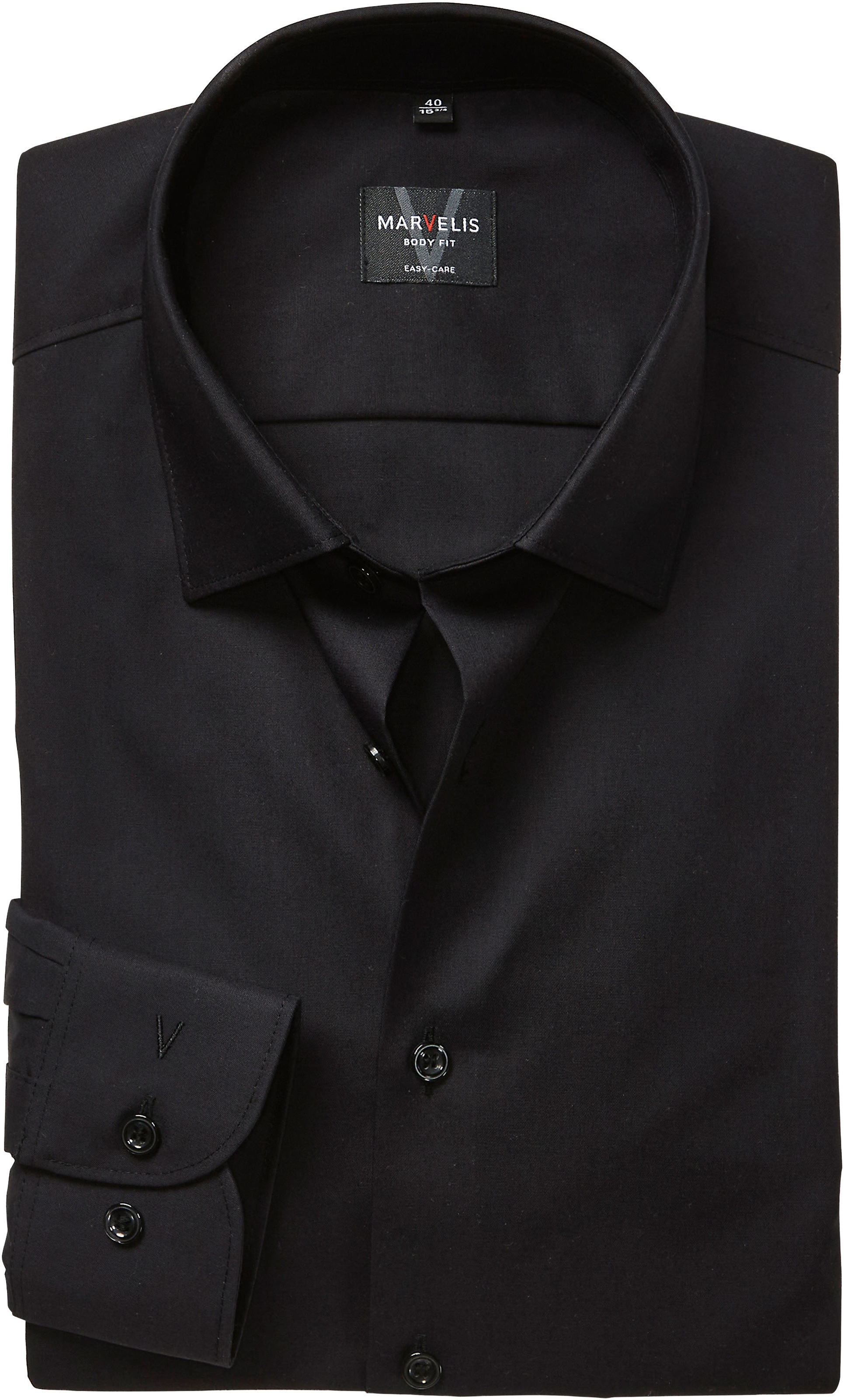 MARVELIS Langarmhemd Kentkragen, Businesshemd, körpernah günstig online kaufen