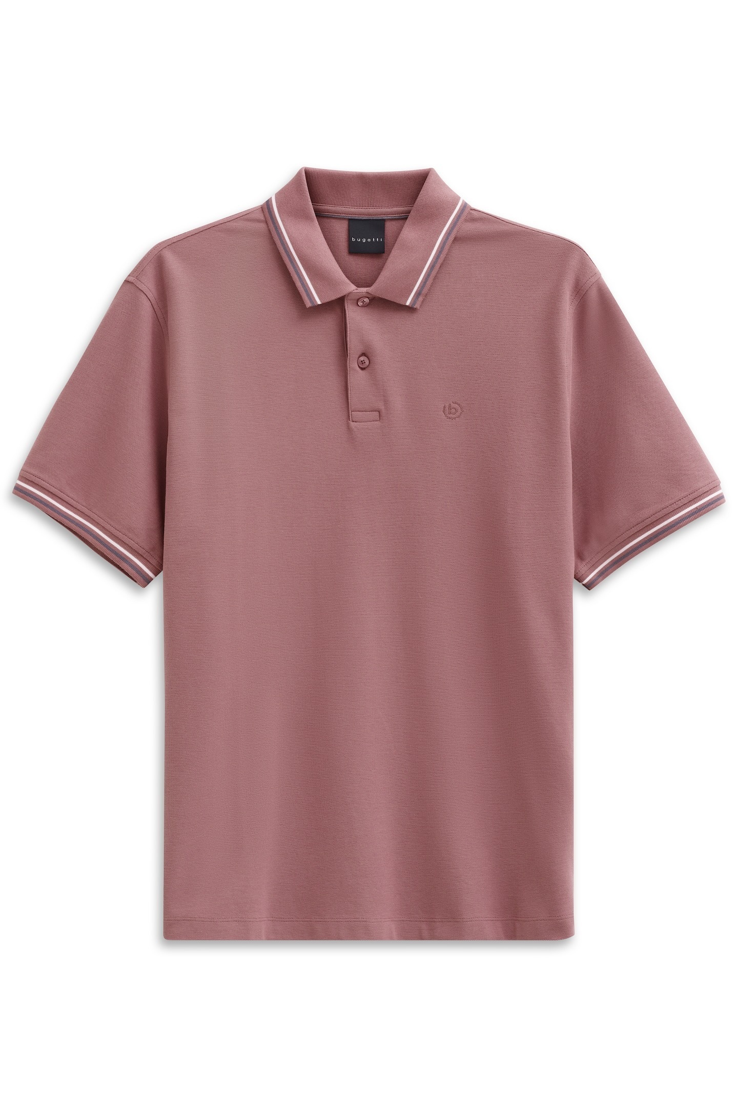 Thumbnail - bugatti Poloshirt "Modern Fit" Basic Essential aus Baumwolle