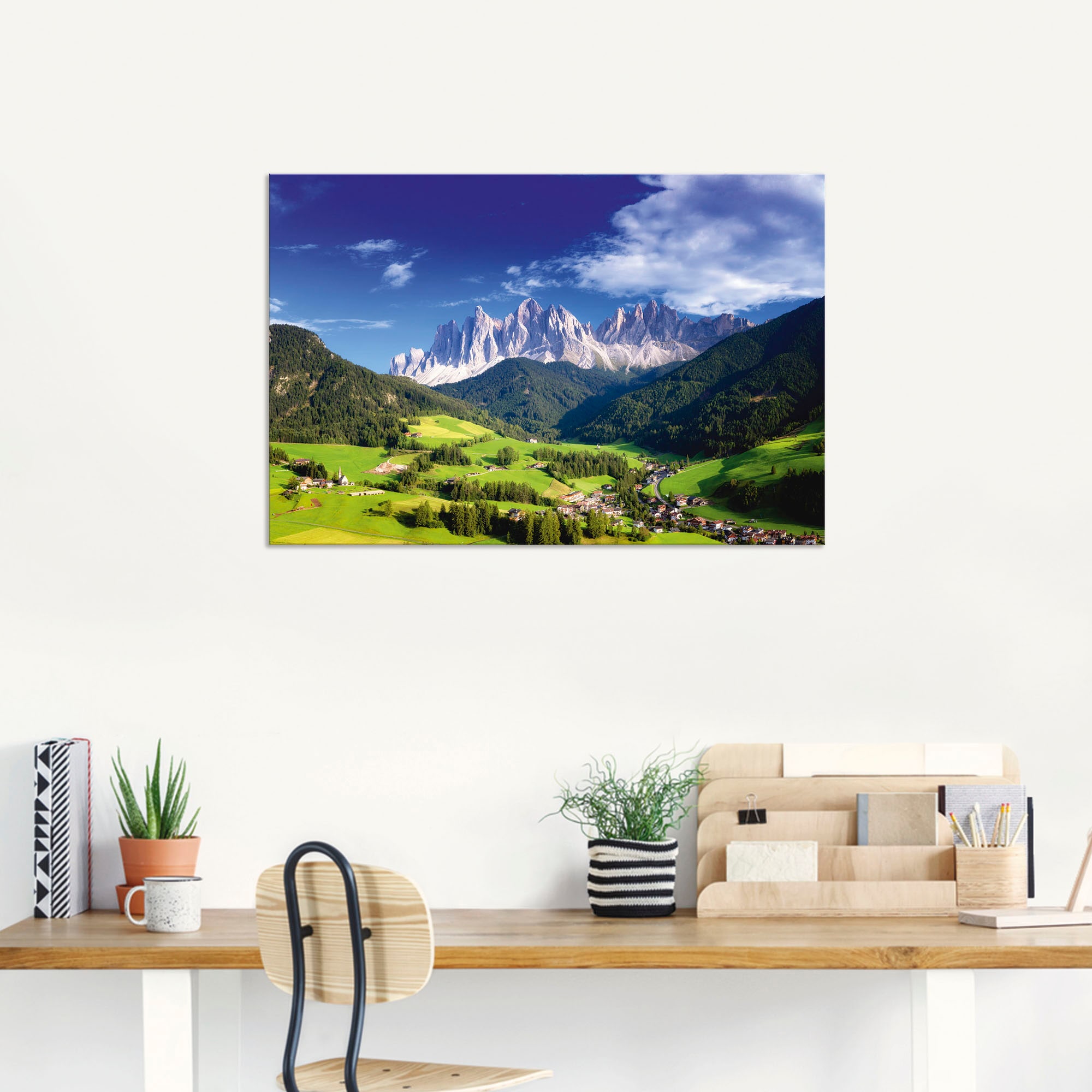 Artland Wandbild »Südtirol«, Berge & Alpenbilder, (1 St.), als Alubild, Leinwandbild, Wandaufkleber oder Poster in versch. Größen