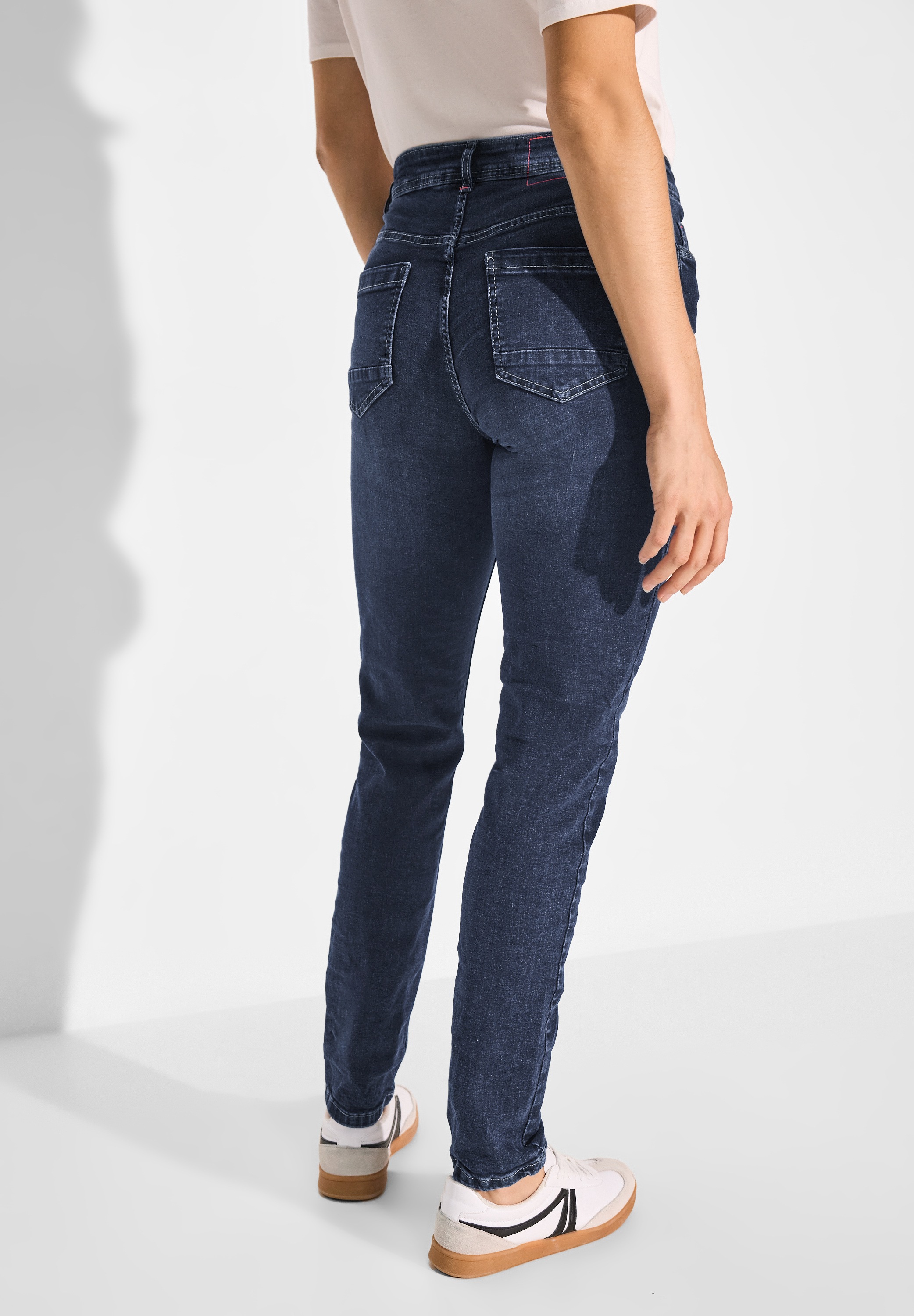 Cecil Slim-fit-Jeans, High Waist