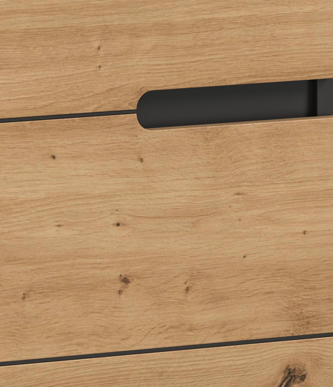 INOSIGN Badmöbel-Set »REHAT, 2-teilig, Breite 63 cm, mit grifflosen Fronten, bestehend aus:«, (2 St.), 1x Waschbeckenunterschrank & 1x Spiegelschrank