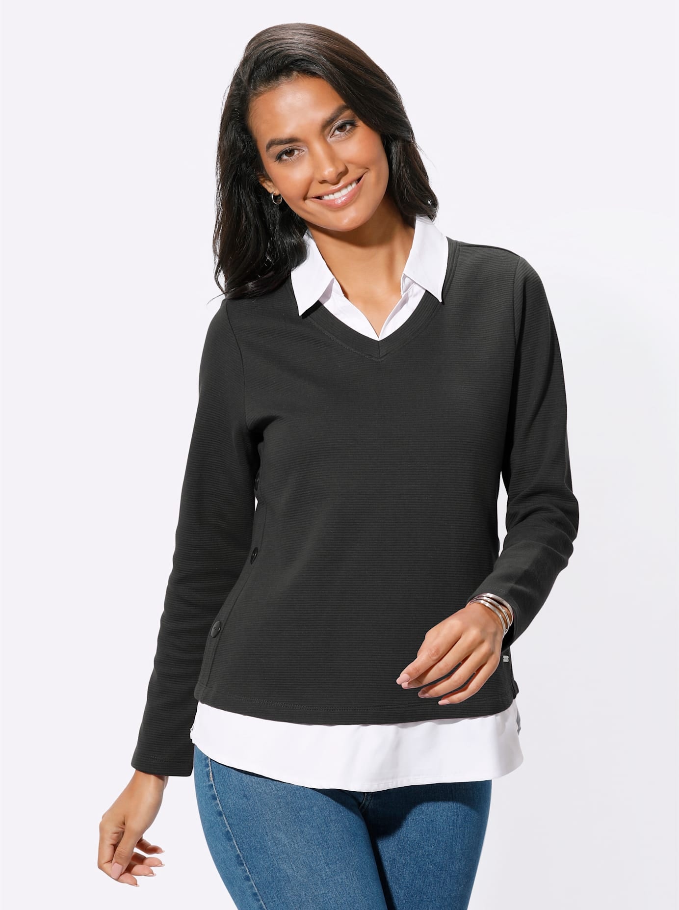 Casual Looks 2-in-1-Shirt "Shirt" 1 Stk. günstig online kaufen