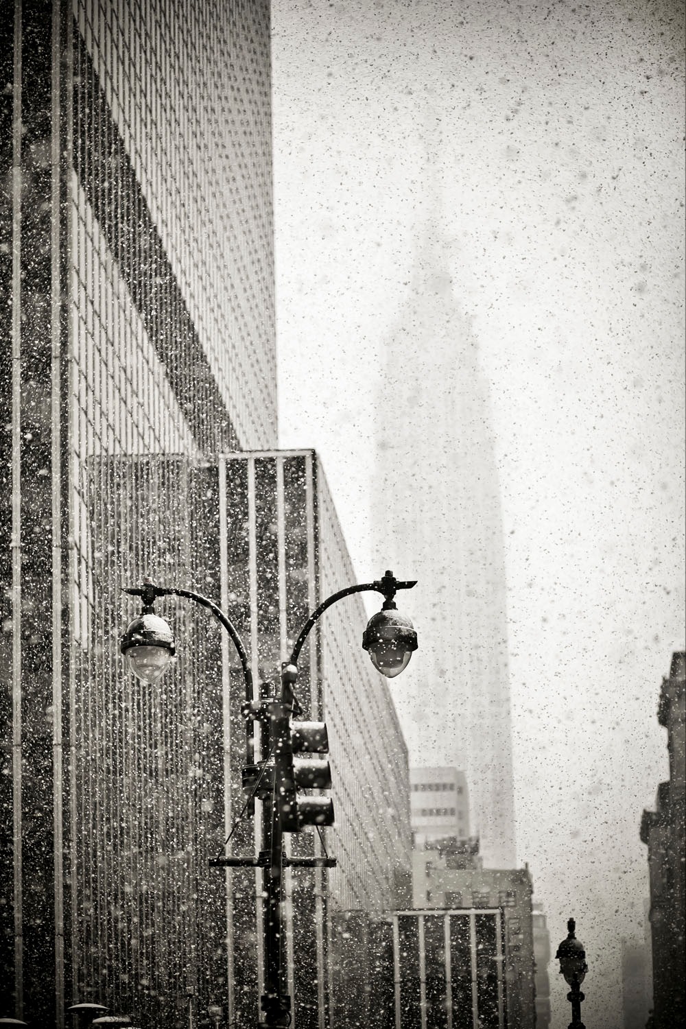 queence Acrylglasbild »Eiros«, Stadt-Foto-Schwarz-Weiß-Amerika-Bilder von Amerika, (1 St.), Fine Art-Print in Galeriequalität