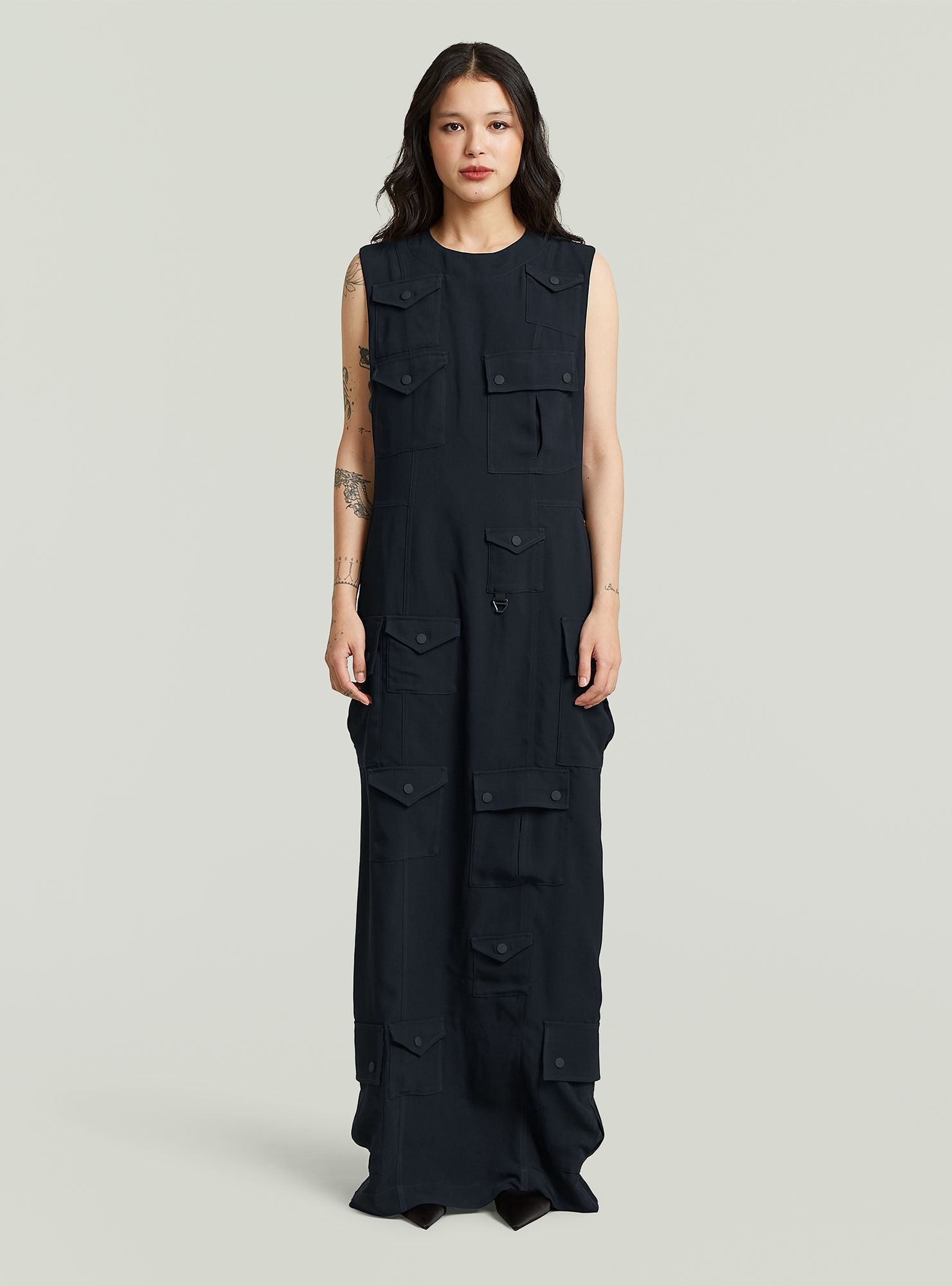 G-STAR Bodykleid »Langes Pocket-Kleid«