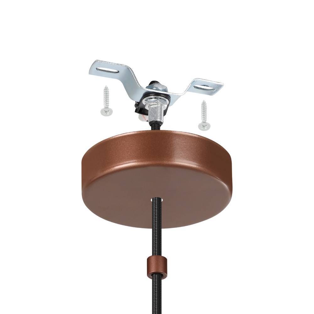 EGLO Pendelleuchte »CARLTON Hängeleuchte, Kupfer, Stahl, exkl. Leuchtmittel, Retro« E27 Vintage Pendellampe, 1 flammig, Drahtgeflecht, Industrial, 110x31cm