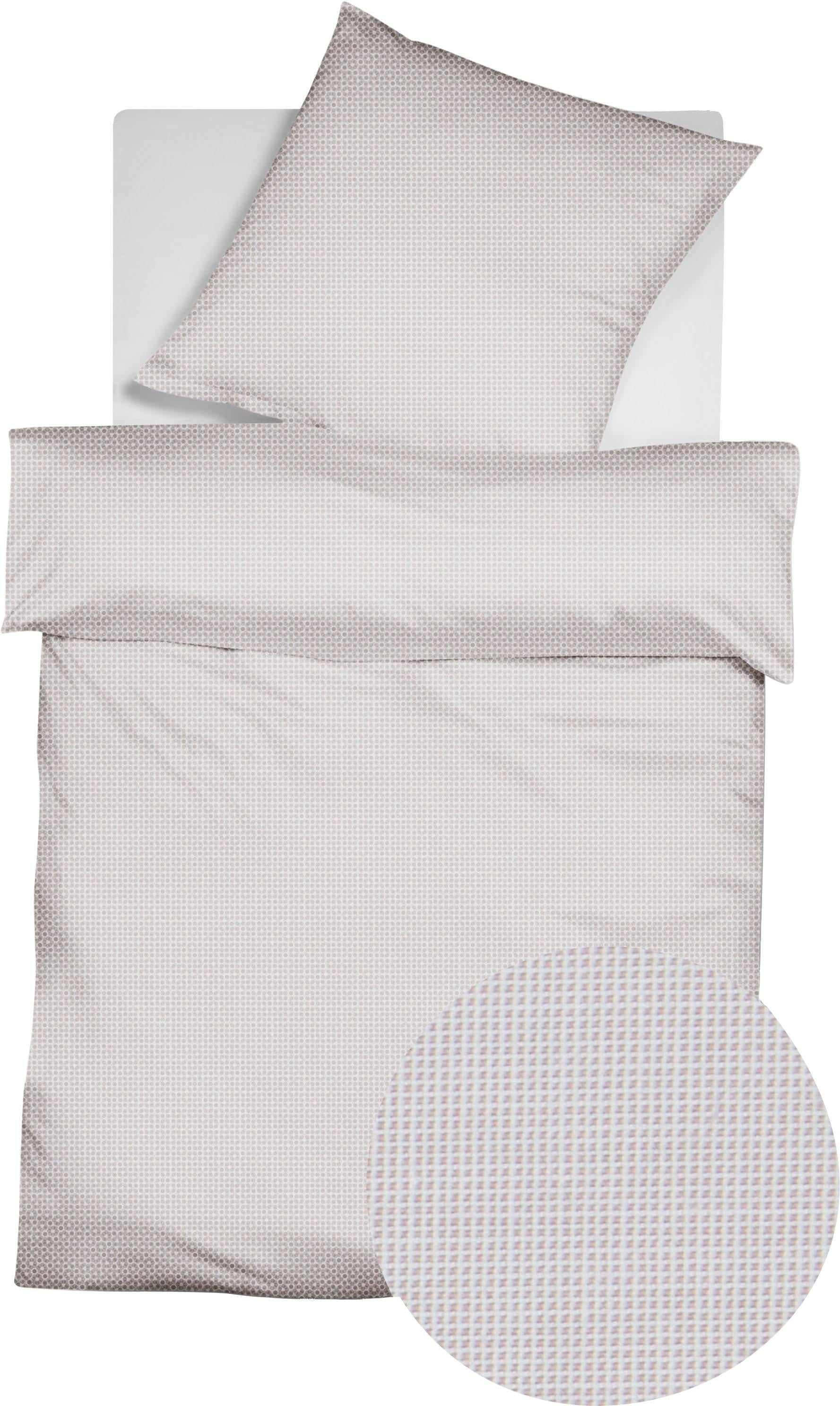 fleuresse "Porto" 2 Stk. 100% Baumwolle, in Gr. 135x200, 155x220, 200x200cm, Reißverschluss