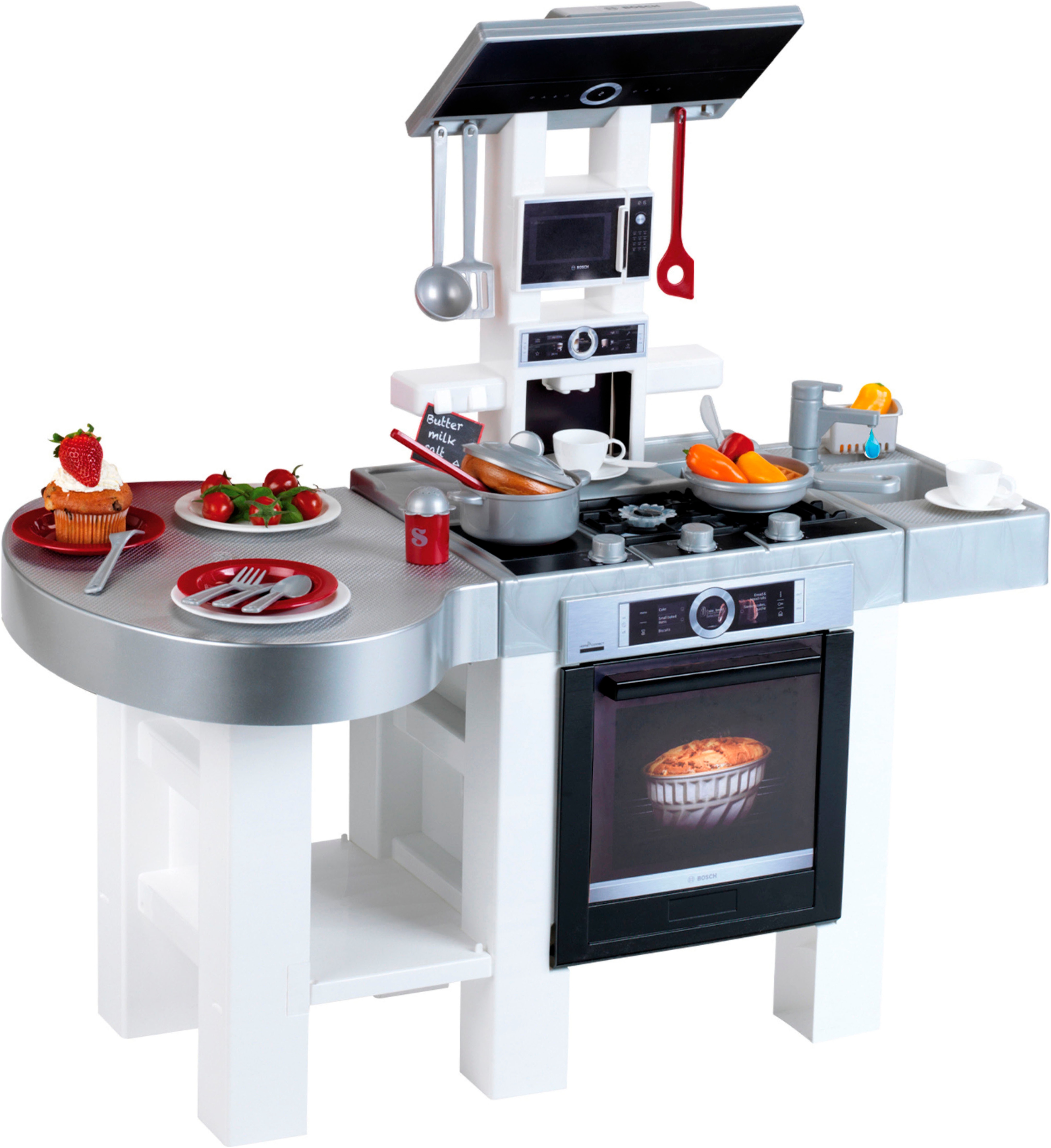 KLEIN Kinder Spielküche "Bosch, Modern Style", bunt, Kunststoff, B:92cm H:95cm T:52cm, Spielküchen, mit Sound; Made in Germany