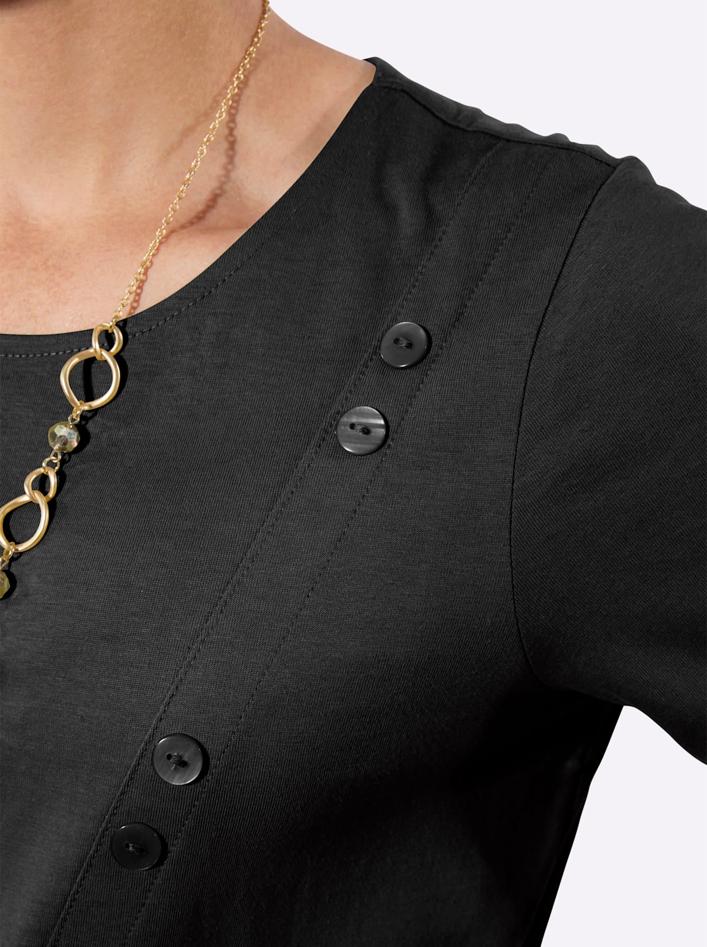 Classic Basics Rundhalsshirt »Longshirt« 1 tlg.