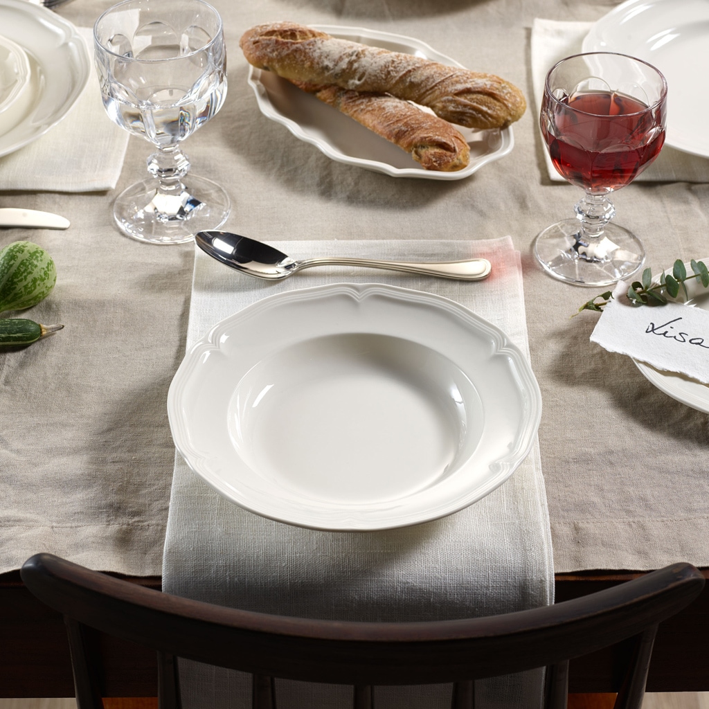 Villeroy & Boch Suppenteller »Suppenteller Manoir ø 22,8 cm 6er Set weiß«