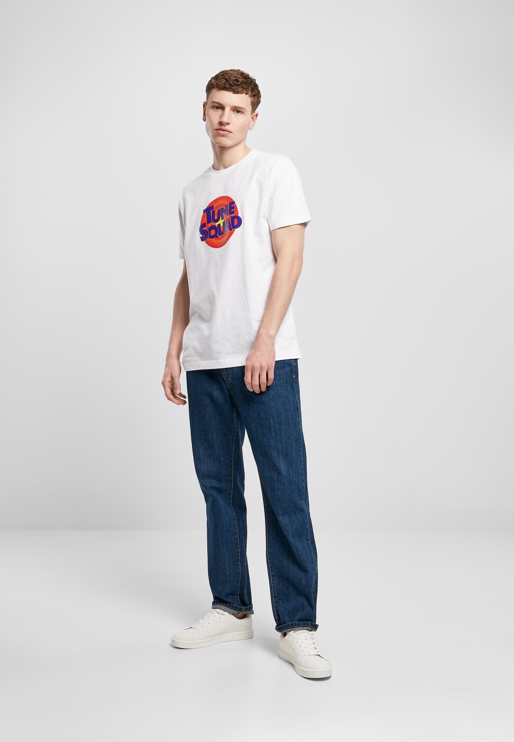 MisterTee Kurzarmshirt »MisterTee Herren Space Jam Tune Squad Logo Tee«, (1 tlg.)