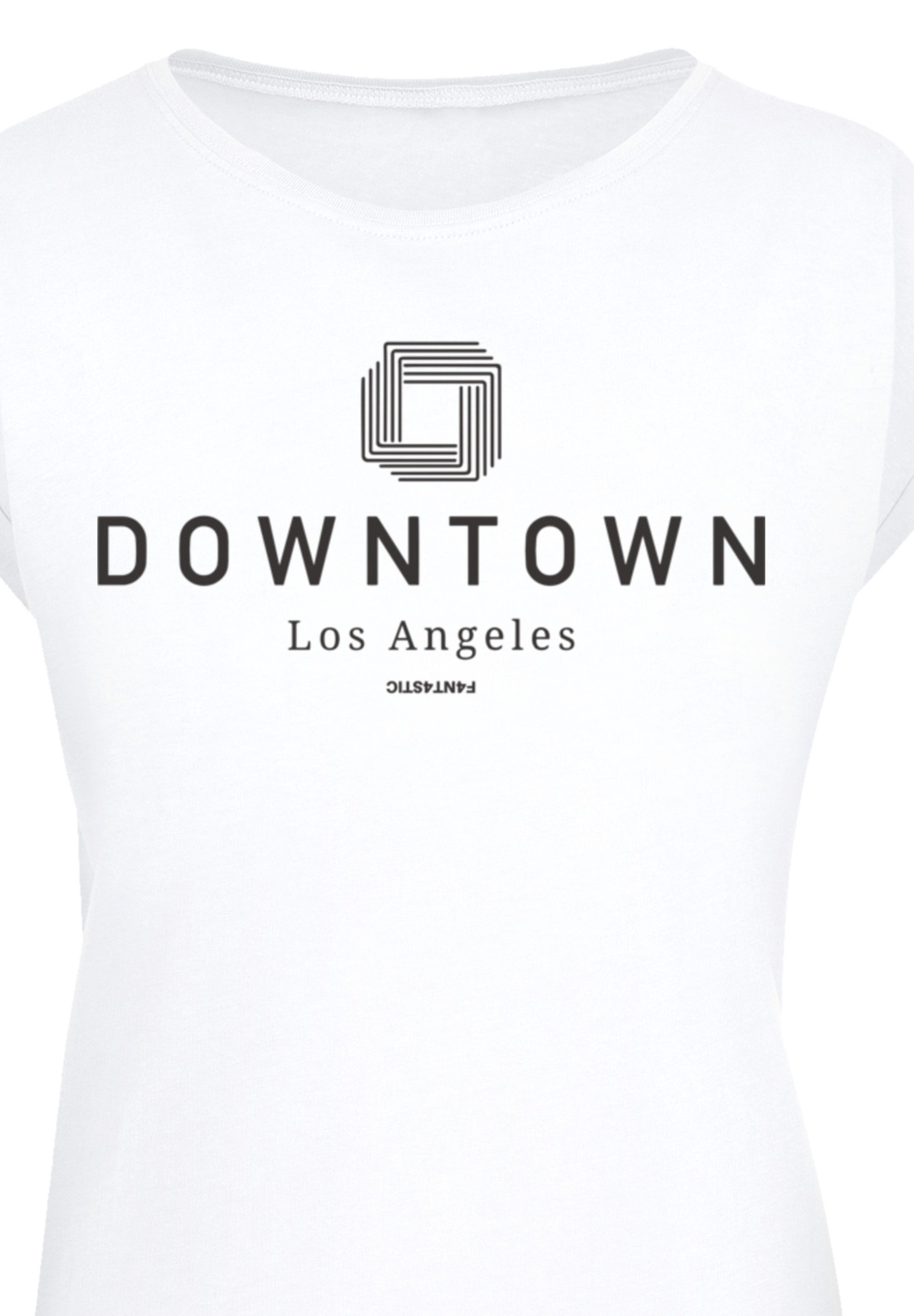 F4NT4STIC T-Shirt »PLUS SIZE Downtown LA Muster«, Print