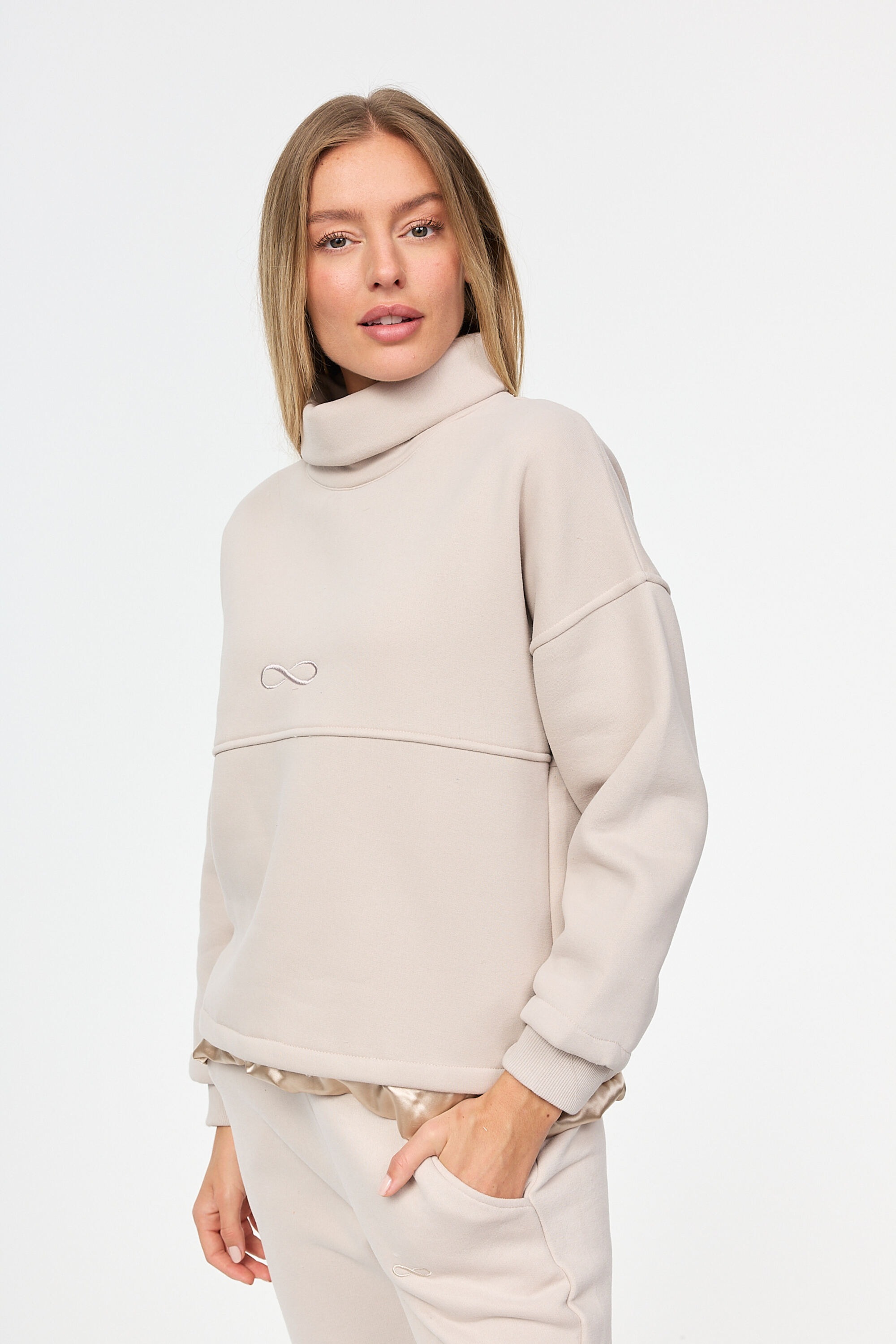 Decay Sweatshirt, Mit hohem Kragen