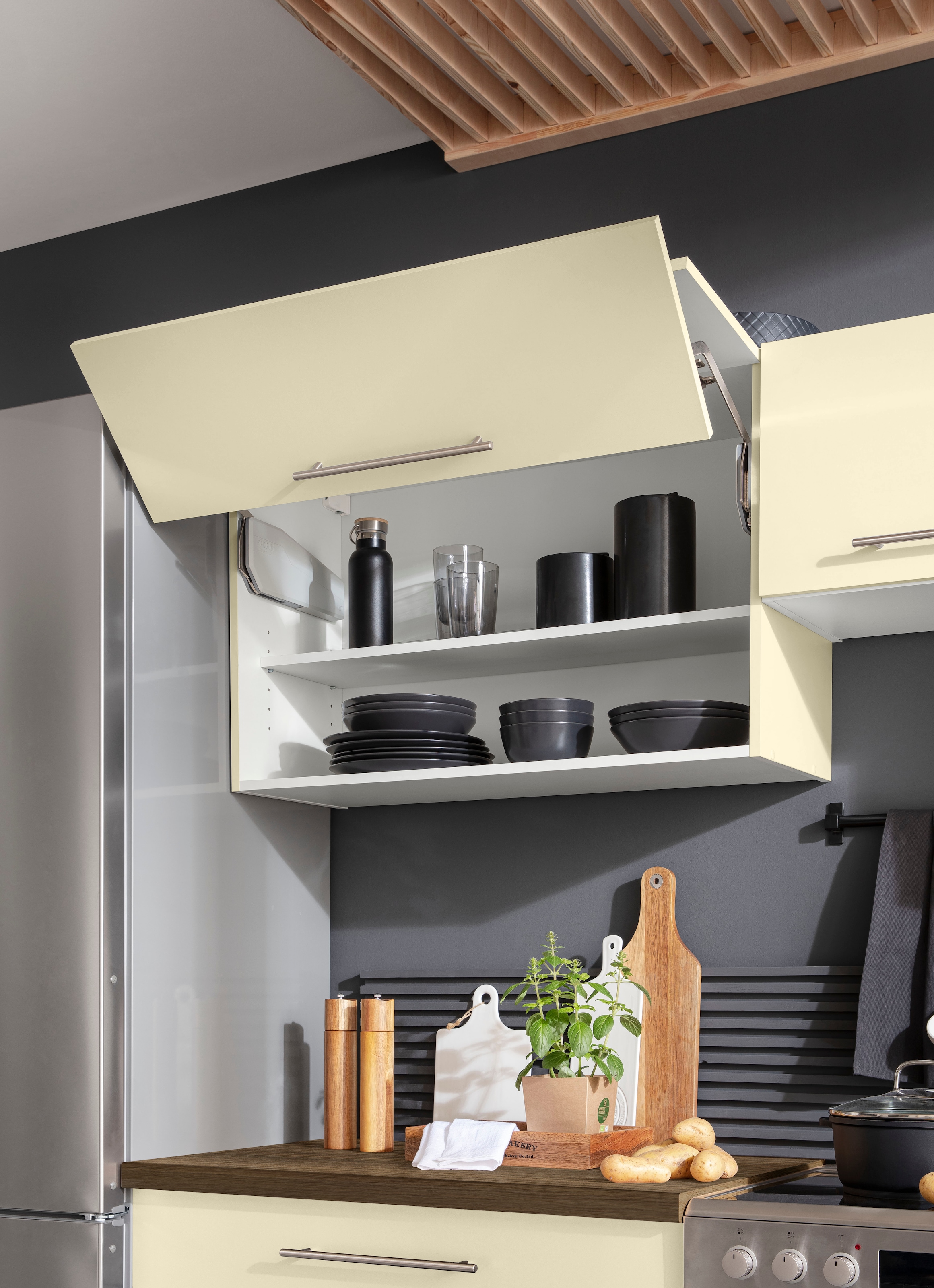 wiho Küchen Faltlifthängeschrank kaufen Soft Funktion breit, »Unna«, mit 90 Close cm | BAUR