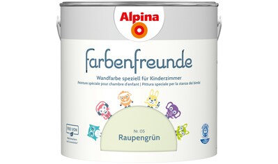 Alpina Kinderfarbe »Farbenfreunde Nr. 05 Raupengrün«, matt, 2,5 Liter kaufen