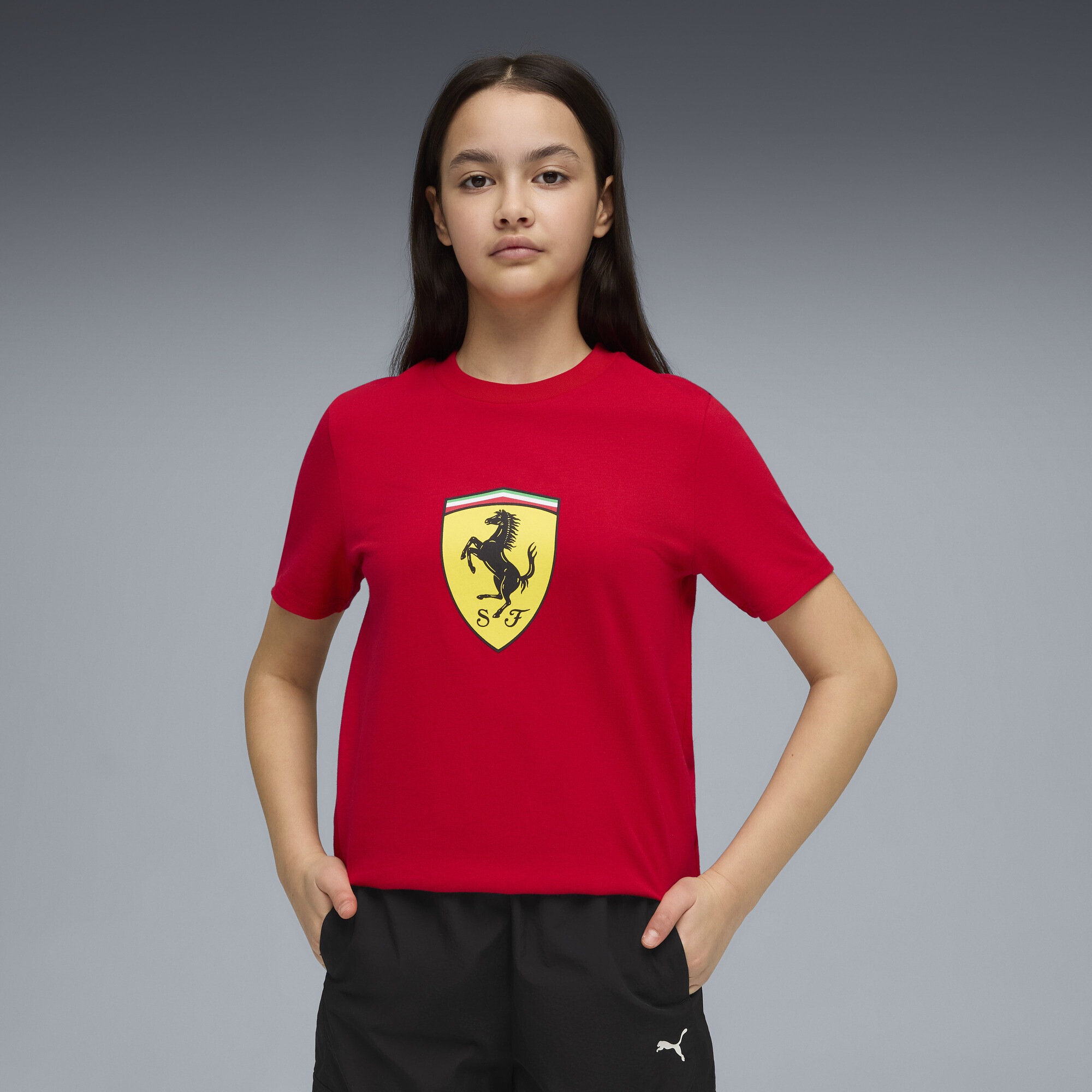 PUMA T-Shirt »Scuderia Ferrari Coloured Shield T-Shirt Jugendliche«