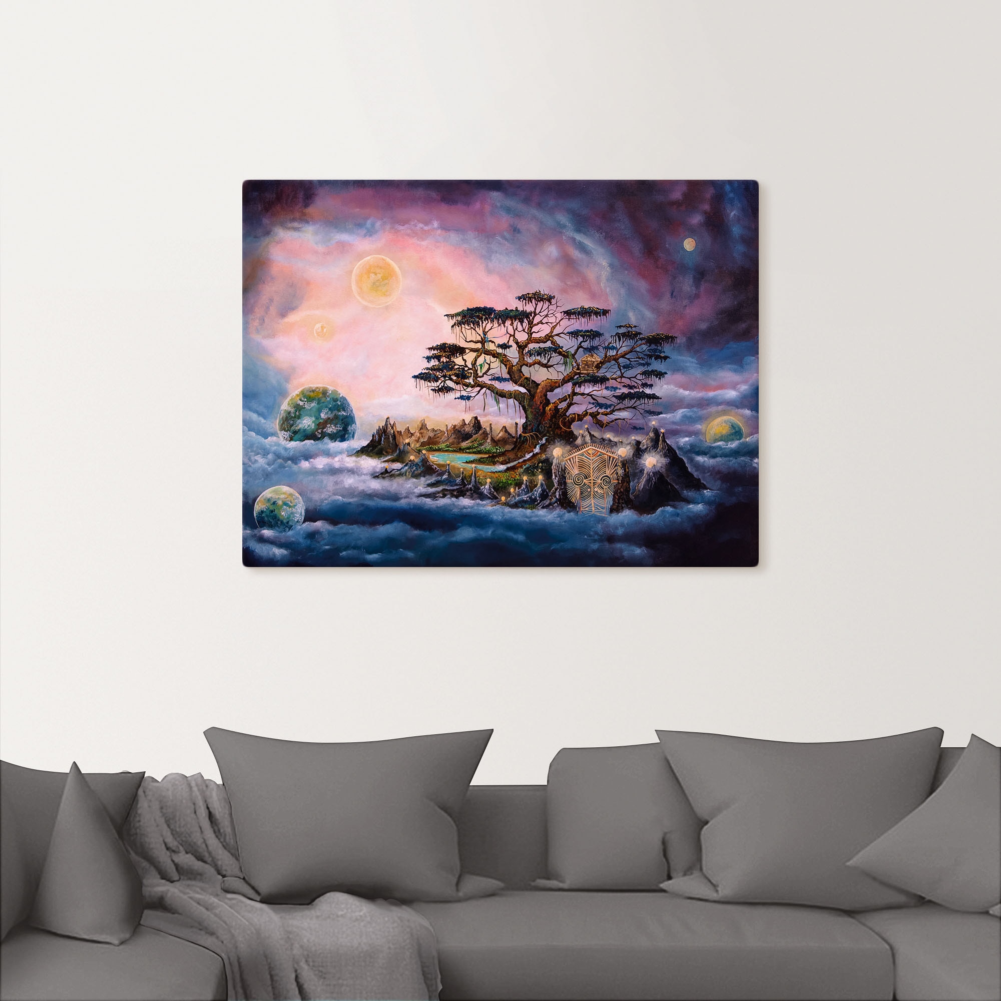 Artland Wandbild »Der Weltenwächter«, klassische Fantasie, (1 St.), als Leinwandbild, Poster in verschied. Größen