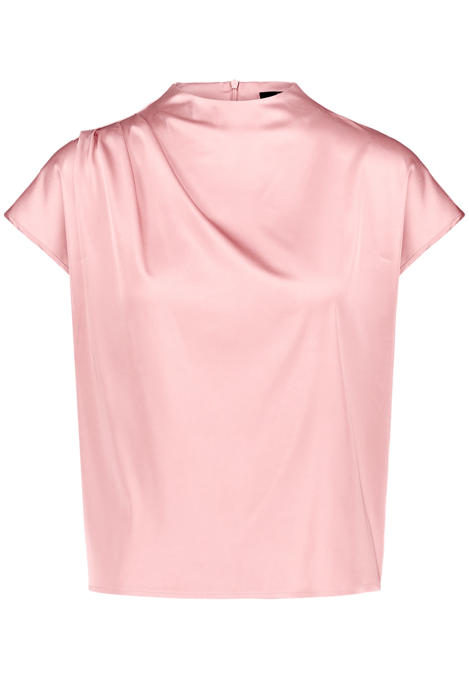 Zero Satinbluse »Damen mit Kragen«