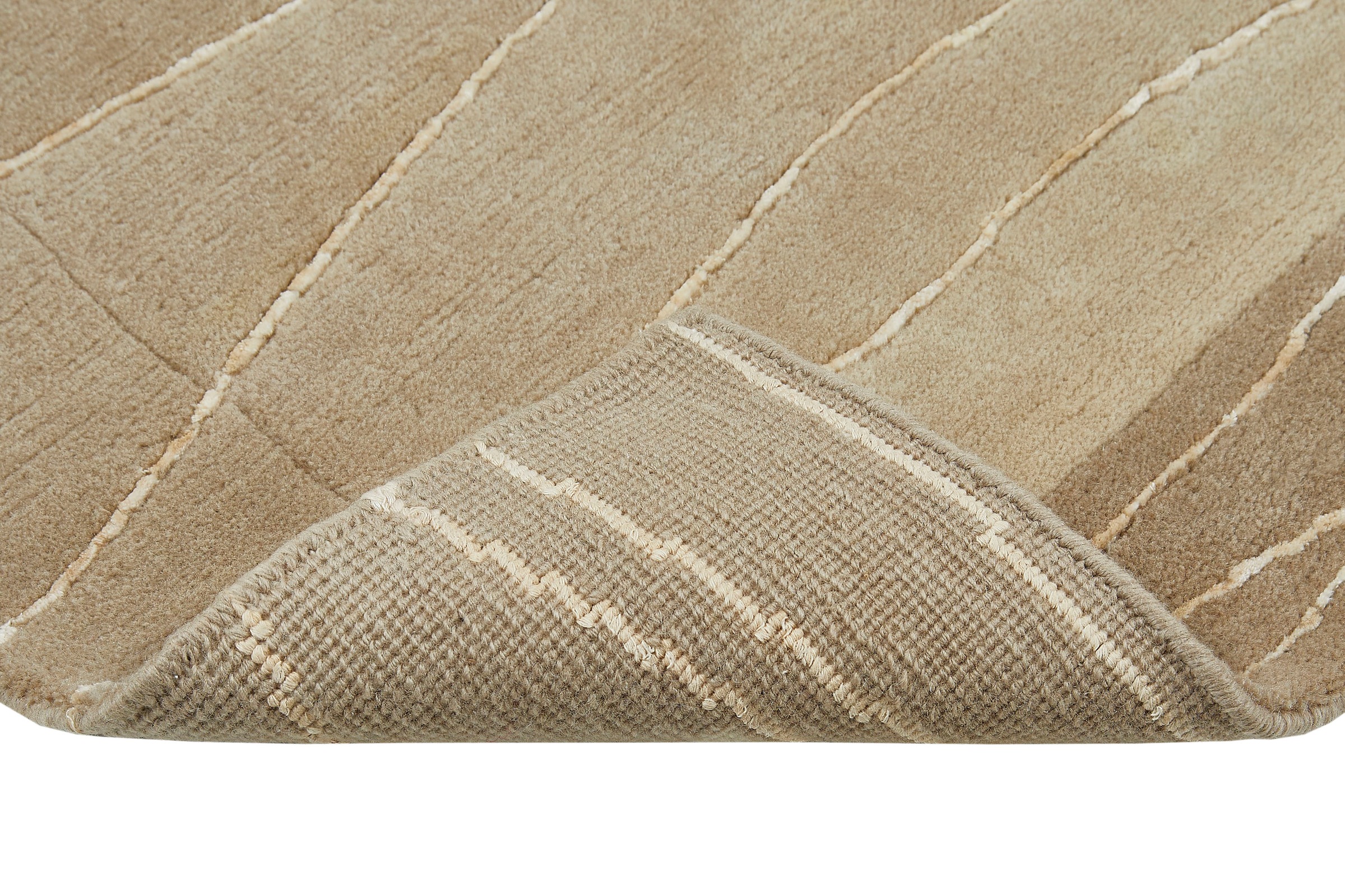 LUXOR living Wollteppich »Lineo«, rechteckig, 14 mm Höhe, Nepalteppich, reine Wolle, handgeknüpft, mit Bordüre