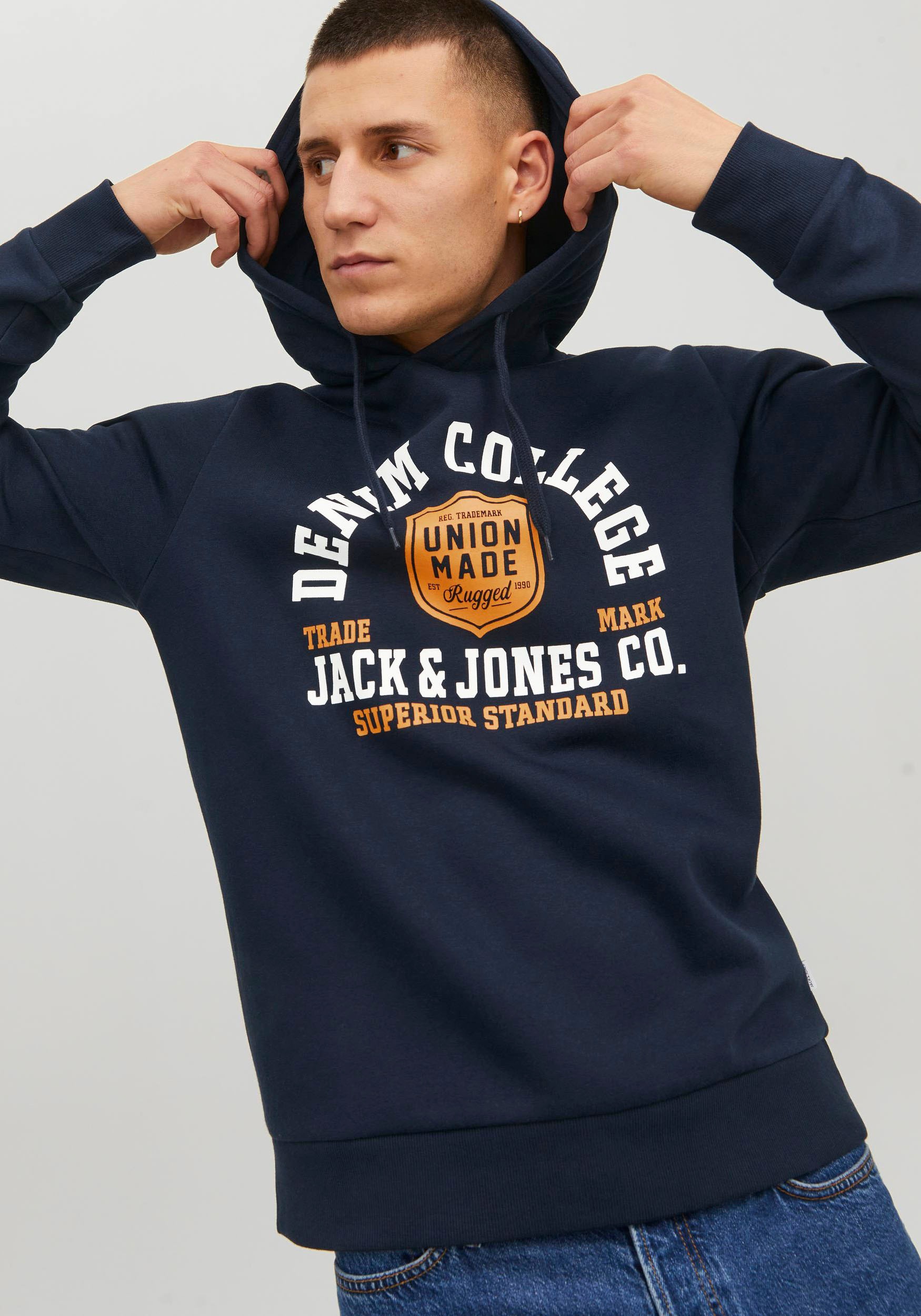 Jack & Jones Kapuzensweatshirt "LOGO SWEAT HOOD" günstig online kaufen