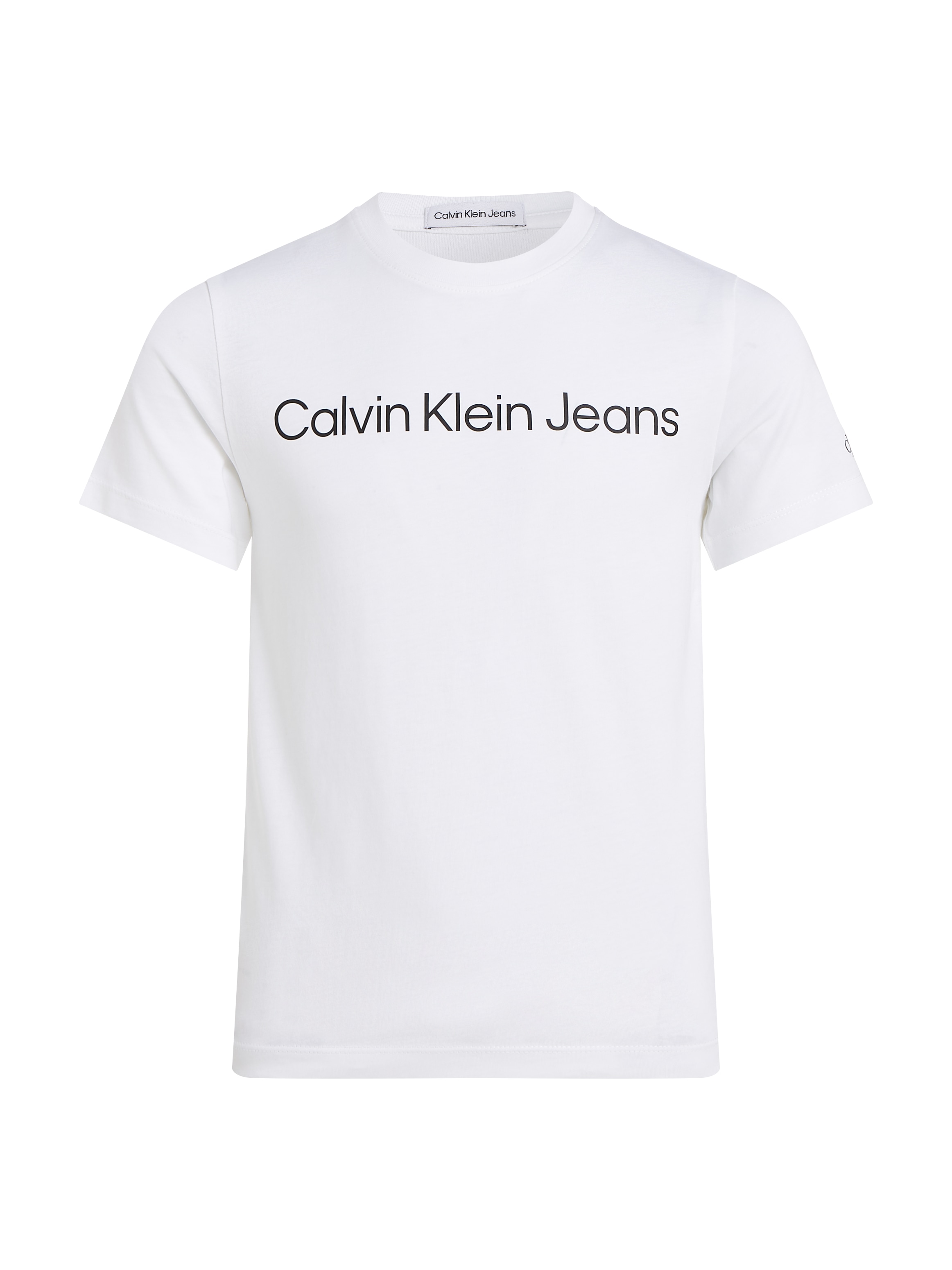 LOGO Sweatshirt T-SHIRT«, Jeans »INST. mit Calvin Black SS Klein | BAUR Friday Logoschriftzug
