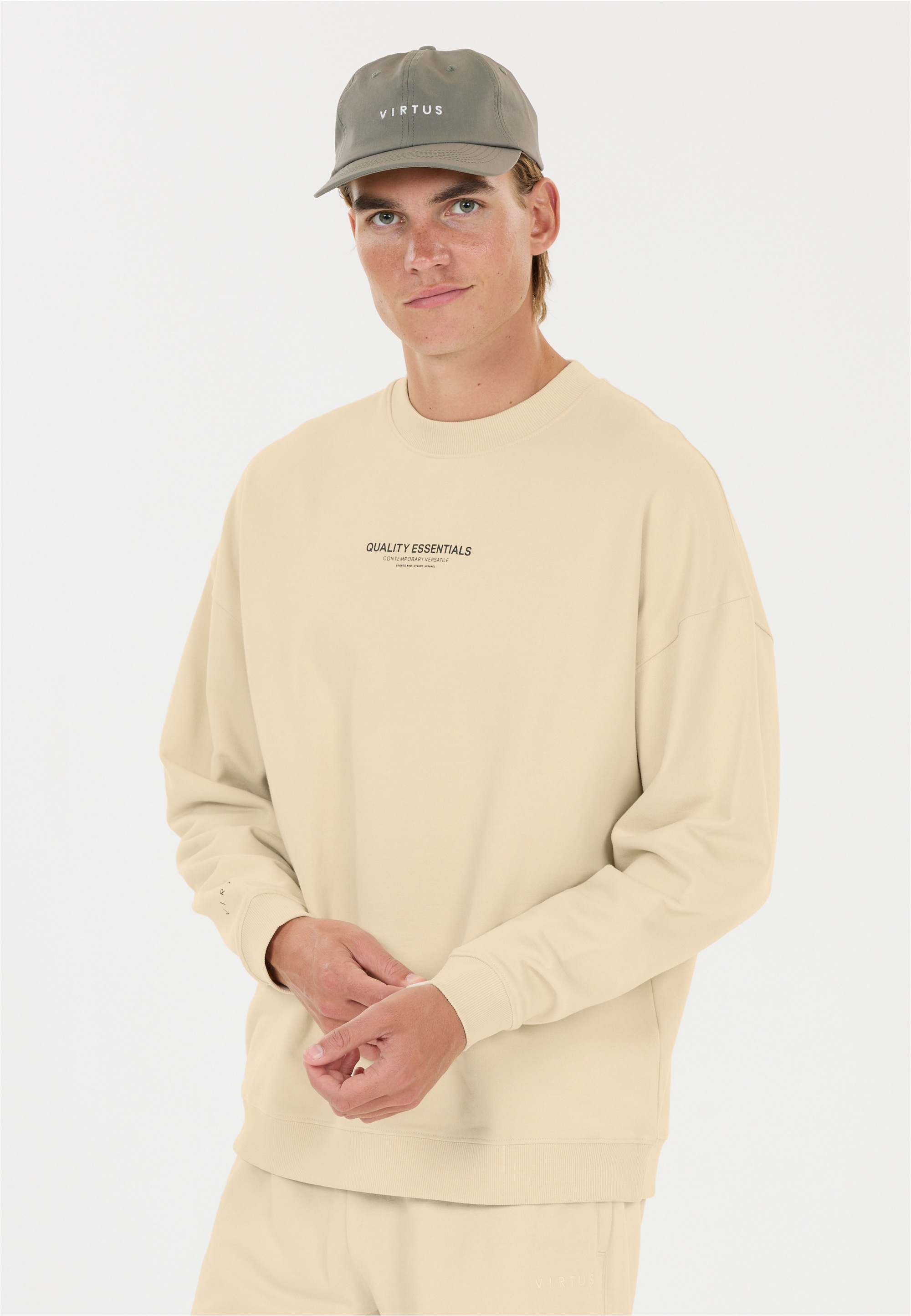 Virtus Sweatshirt »Idan«, Schmucklos
