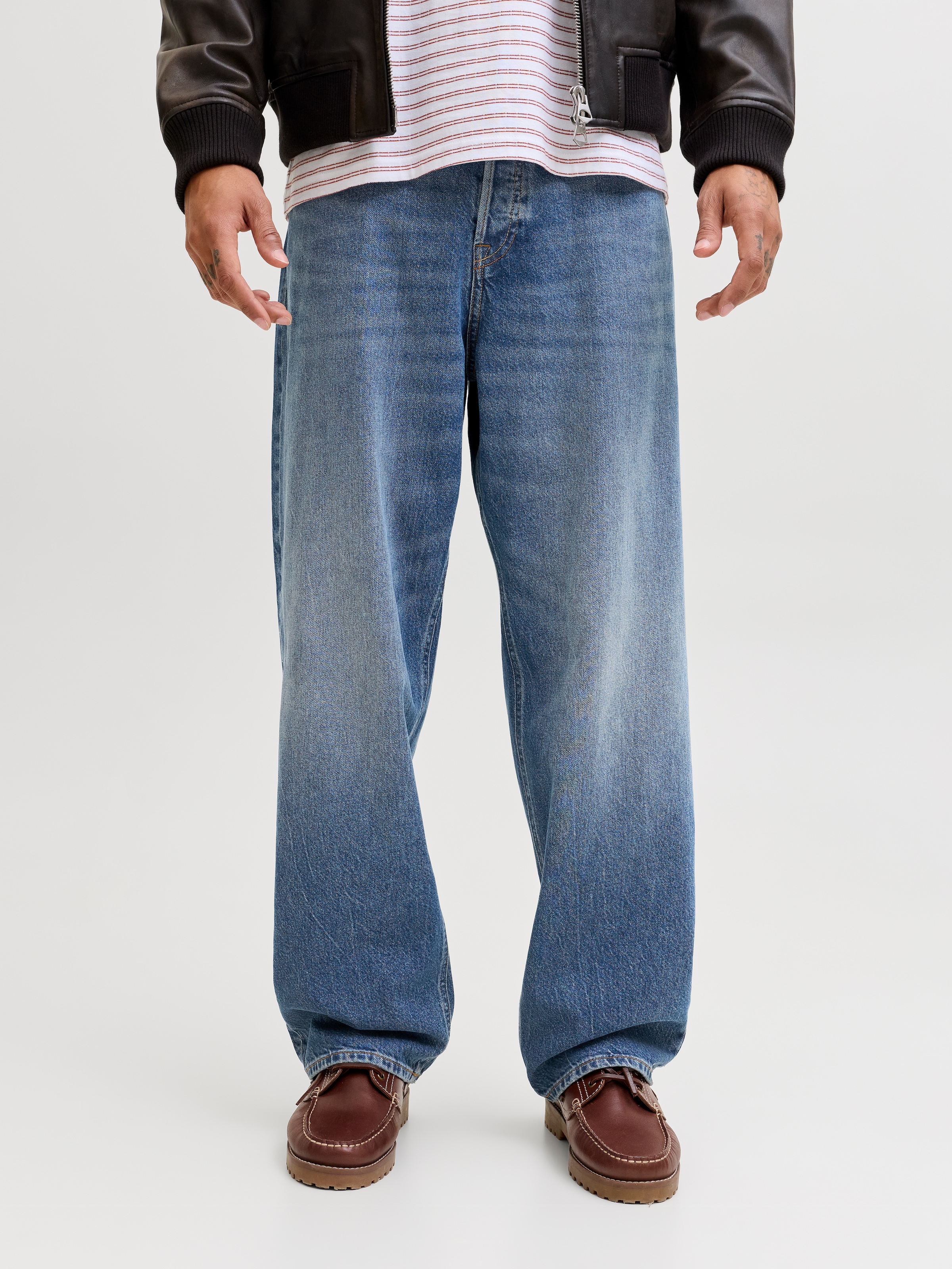 Jack & Jones Loose-fit-Jeans "JJIEDDIE JJORIGINAL" günstig online kaufen
