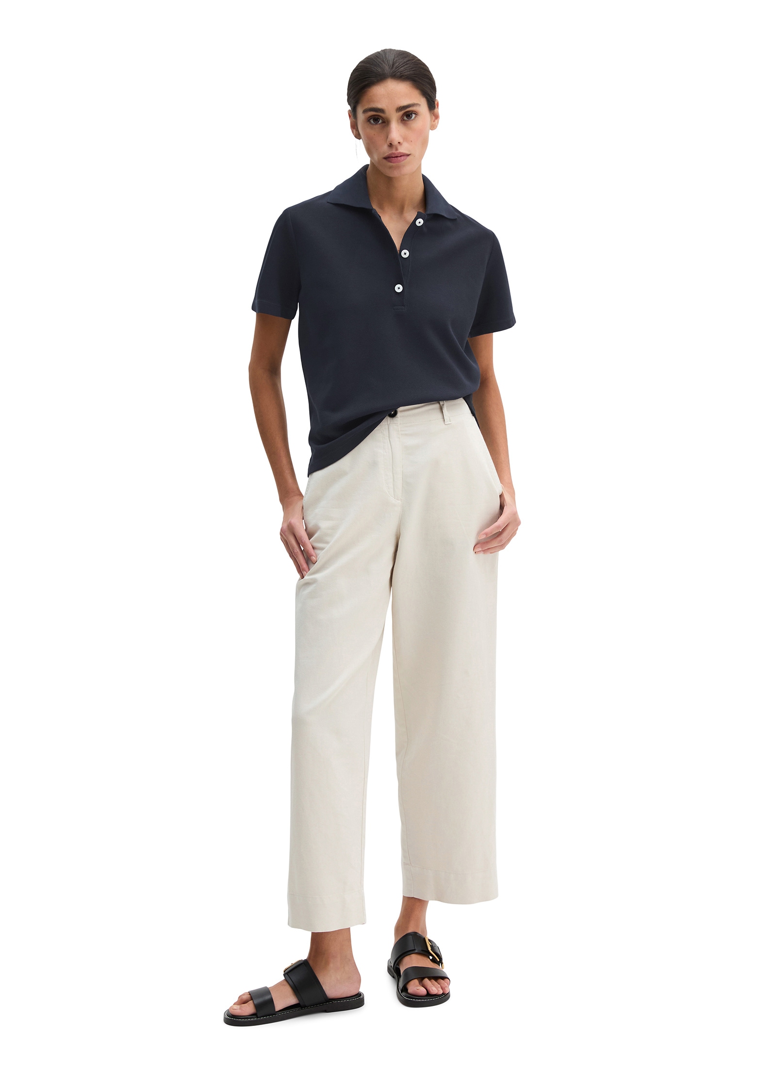 Marc O'Polo Poloshirt »aus Garment-Dyed-Piqué-Jersey«