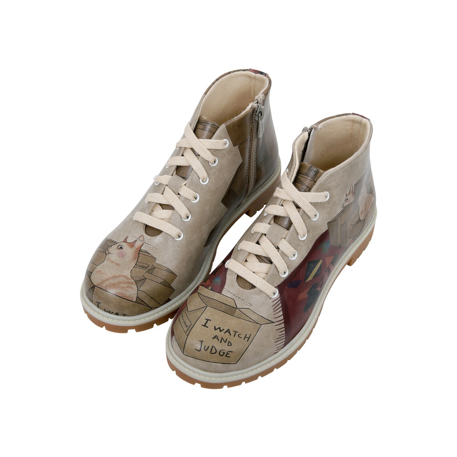 DOGO Stiefel "Shortcut Boots I Watch And Judge Damen Stiefeletten" Handgefe günstig online kaufen