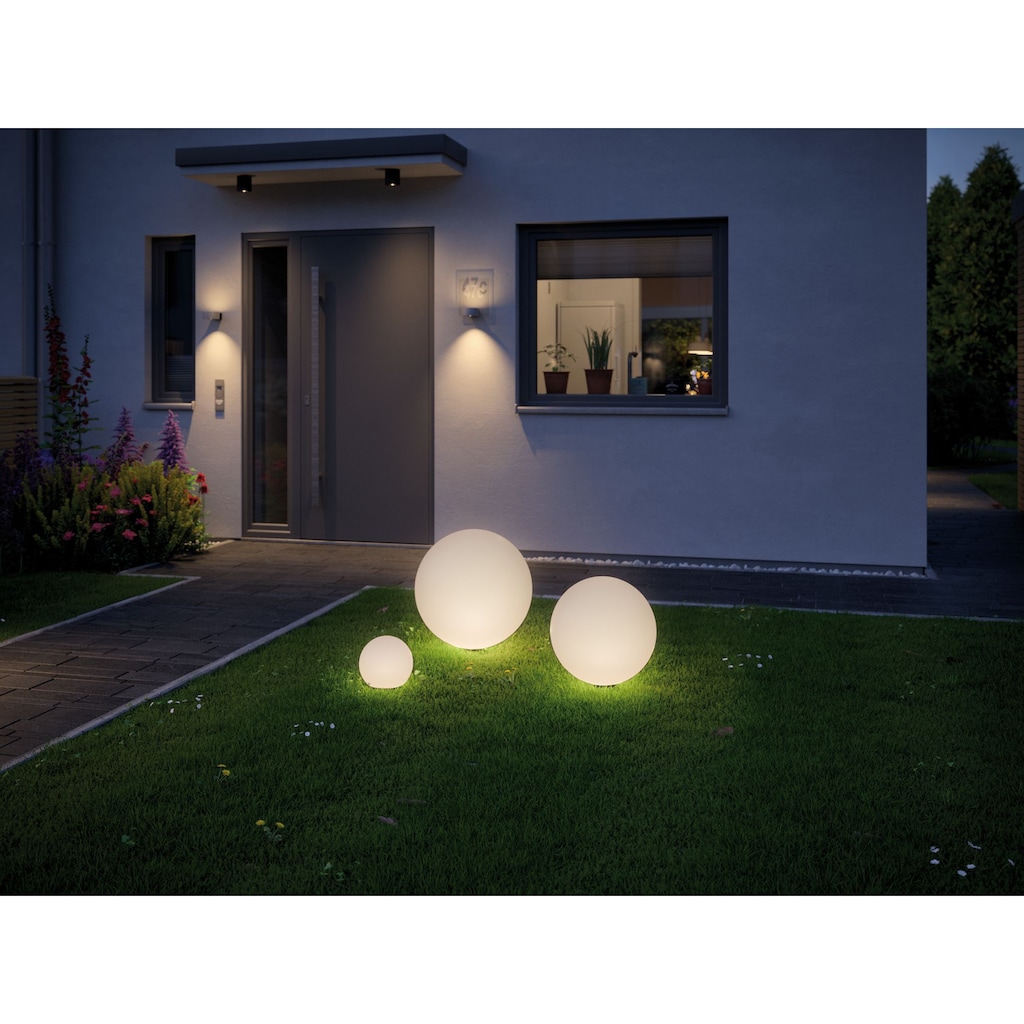 Paulmann LED Kugelleuchte »Plug & Shine«, 1 flammig-flammig, LED-Modul, IP67 3000K 24V