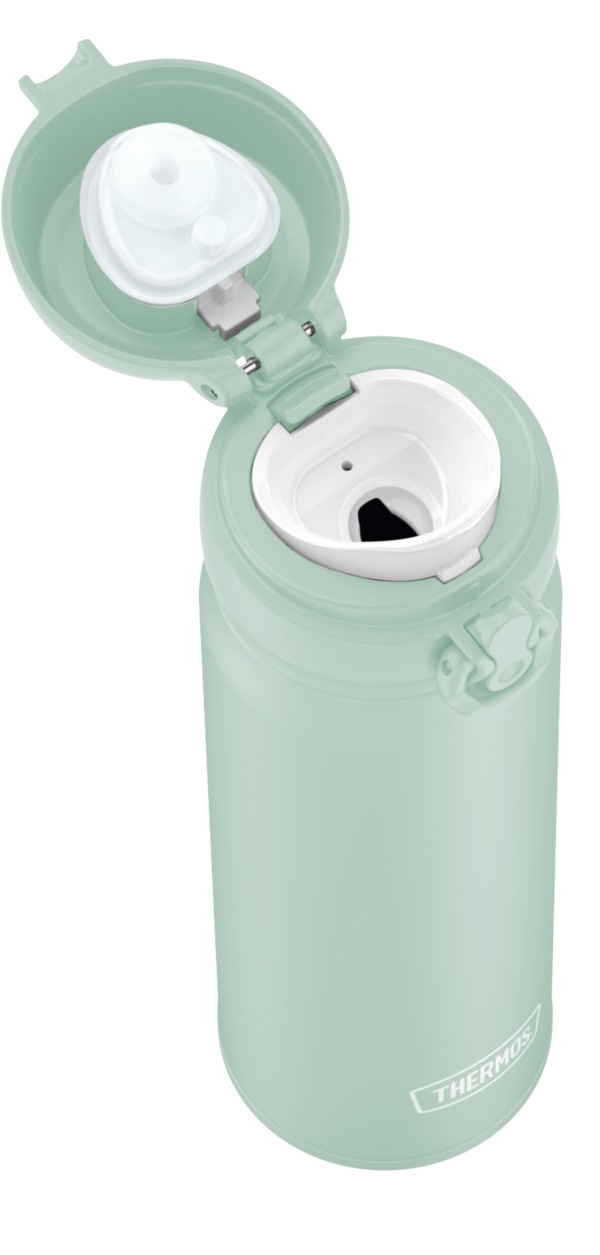 THERMOS Isolierflasche »ULTRALIGHT BOTTLE, doppelwandiger Edelstahl, spülmaschinenfest« 10h heiß & 20h kalt, zerlegbares Safe Flow Lid