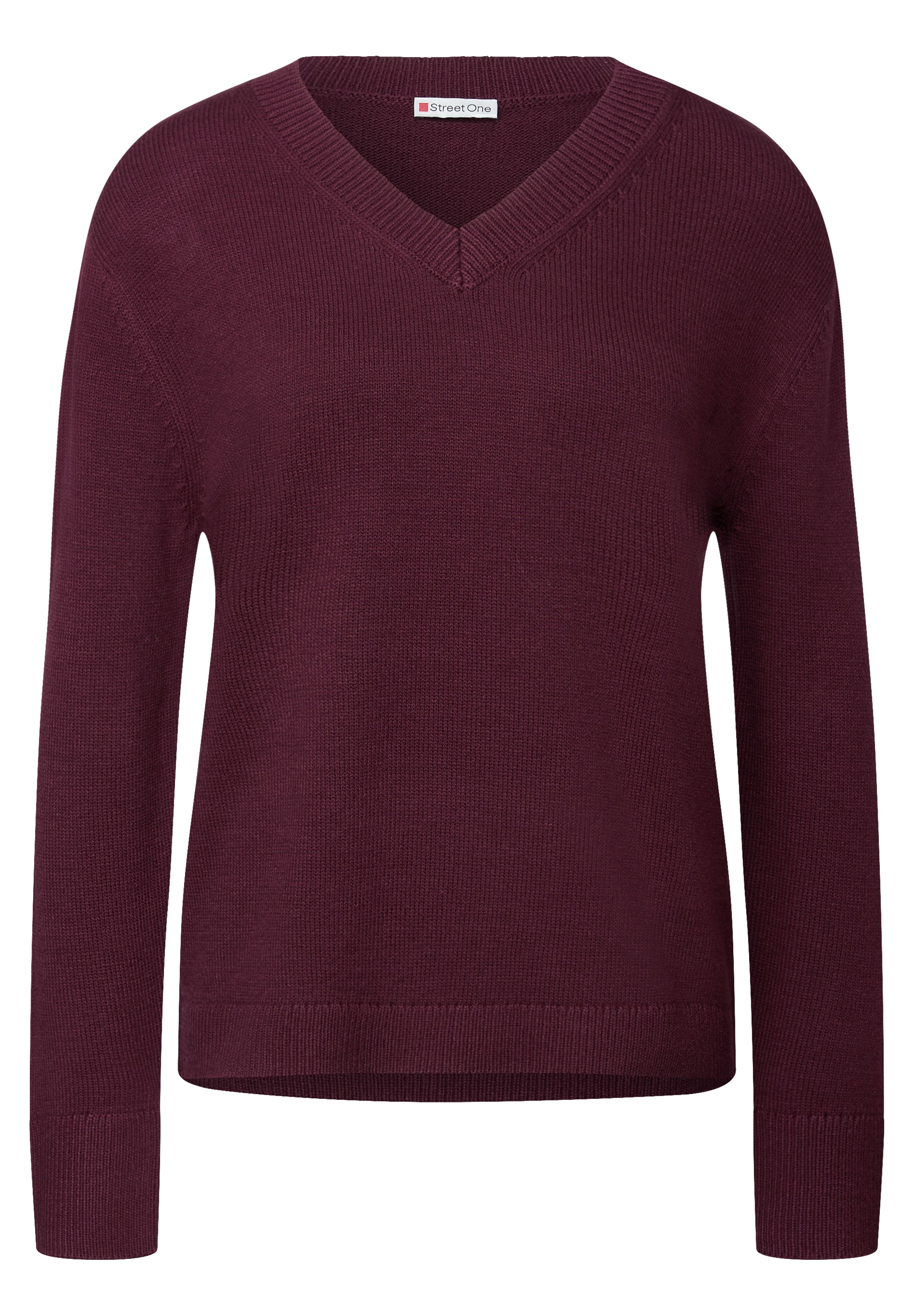 STREET ONE Strickpullover, im soften Baumwoll-Mix