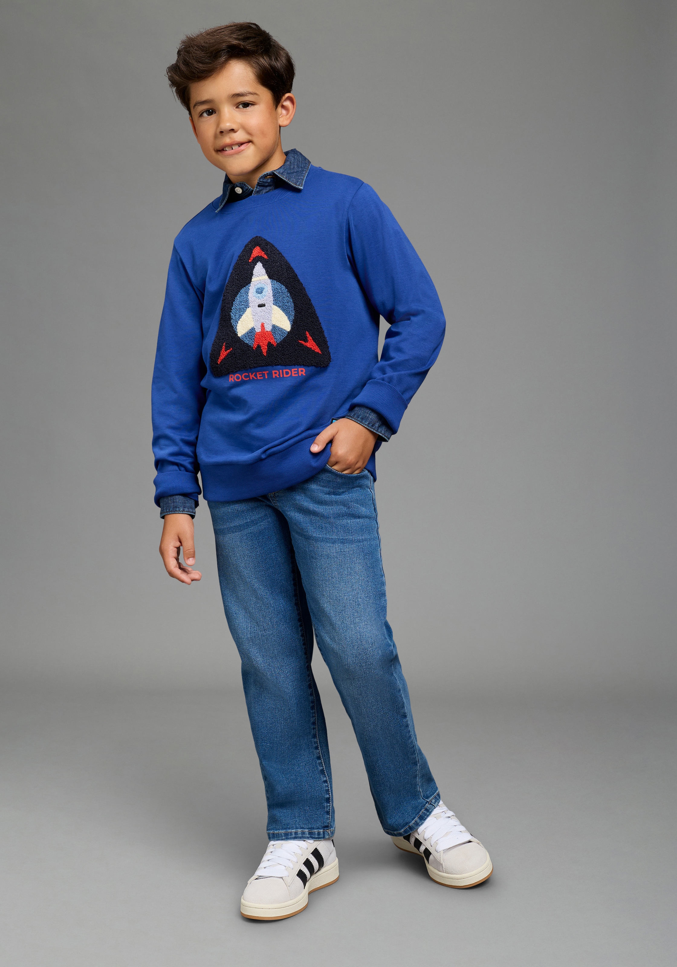 Scout Straight-Jeans »Gerade Schlupf-Stretchjeans - NEU von SCOUT« Stretch-Jeans, straight fit, mit mehreren Taschen inklusive Coinpocket