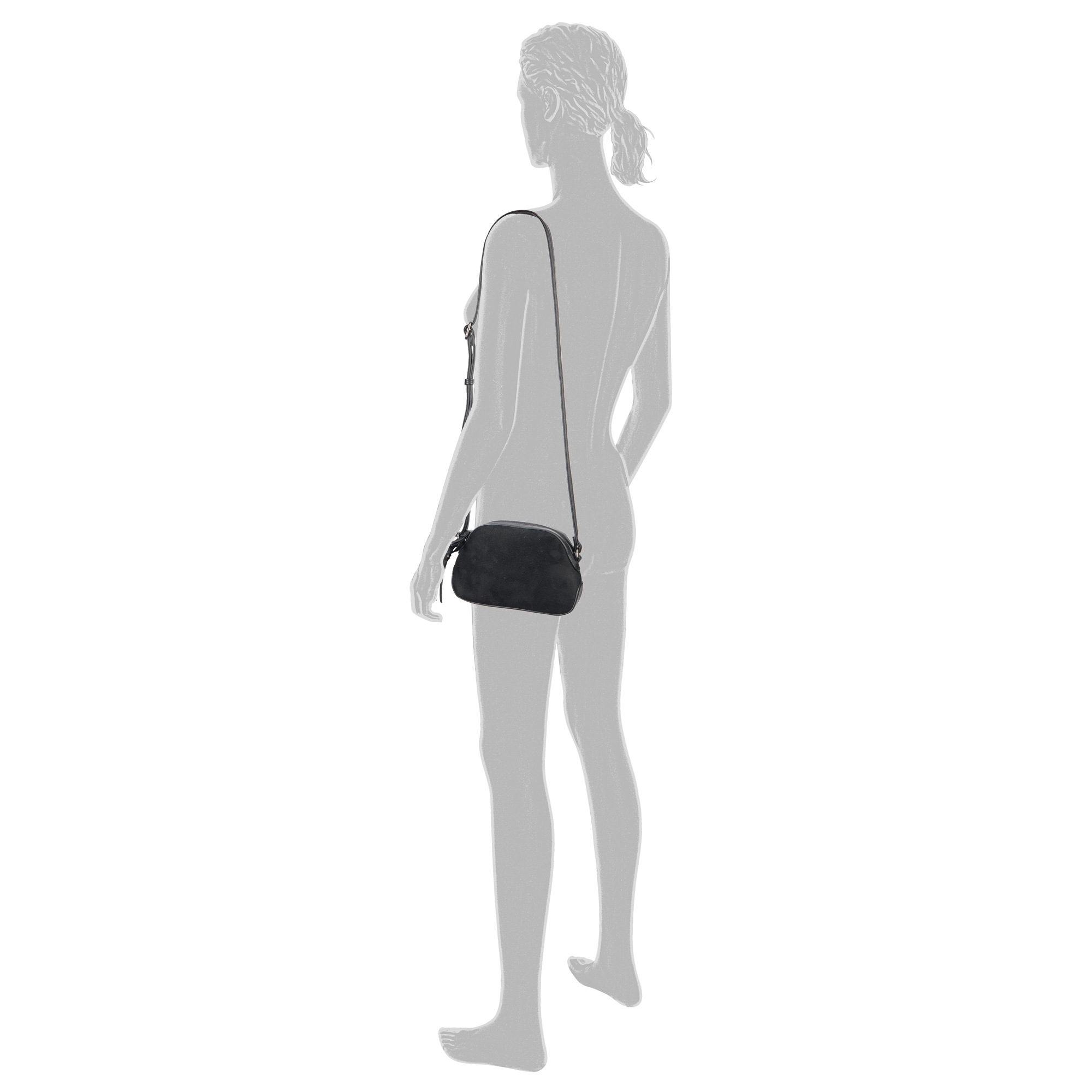 Gabor Handtasche "Anthea", Kombi aus Velourimitat und Lederimitat sowie Nie günstig online kaufen