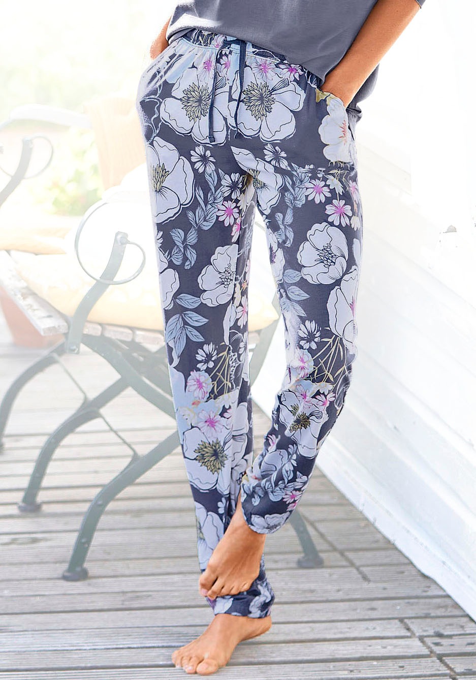 Vivance Dreams by Lascana Pyjamahose mit Alloverdruck