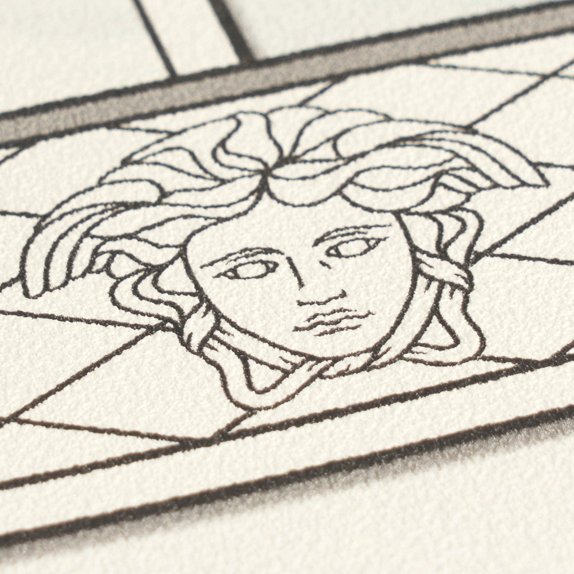 Versace Vliestapete »Versace 6 Palazzo No 12 –« 3D-Optik | Barock | Motiv geprägt Architekturmotiv mit Fensterdesign & dezent strukturierter Oberfläche