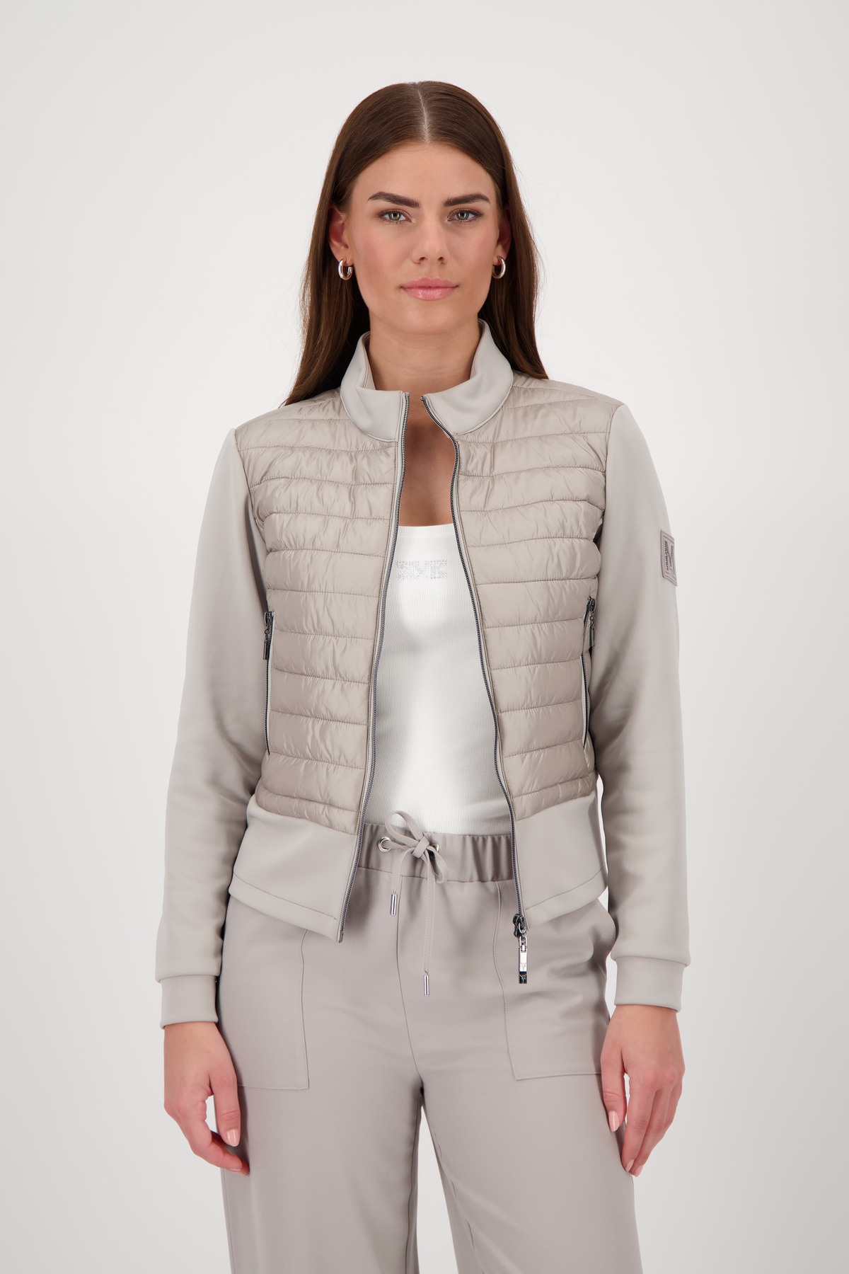 Monari Steppjacke "Jacke Stepp + Neopren", ohne Kapuze, Mit Rundhalsausschn günstig online kaufen