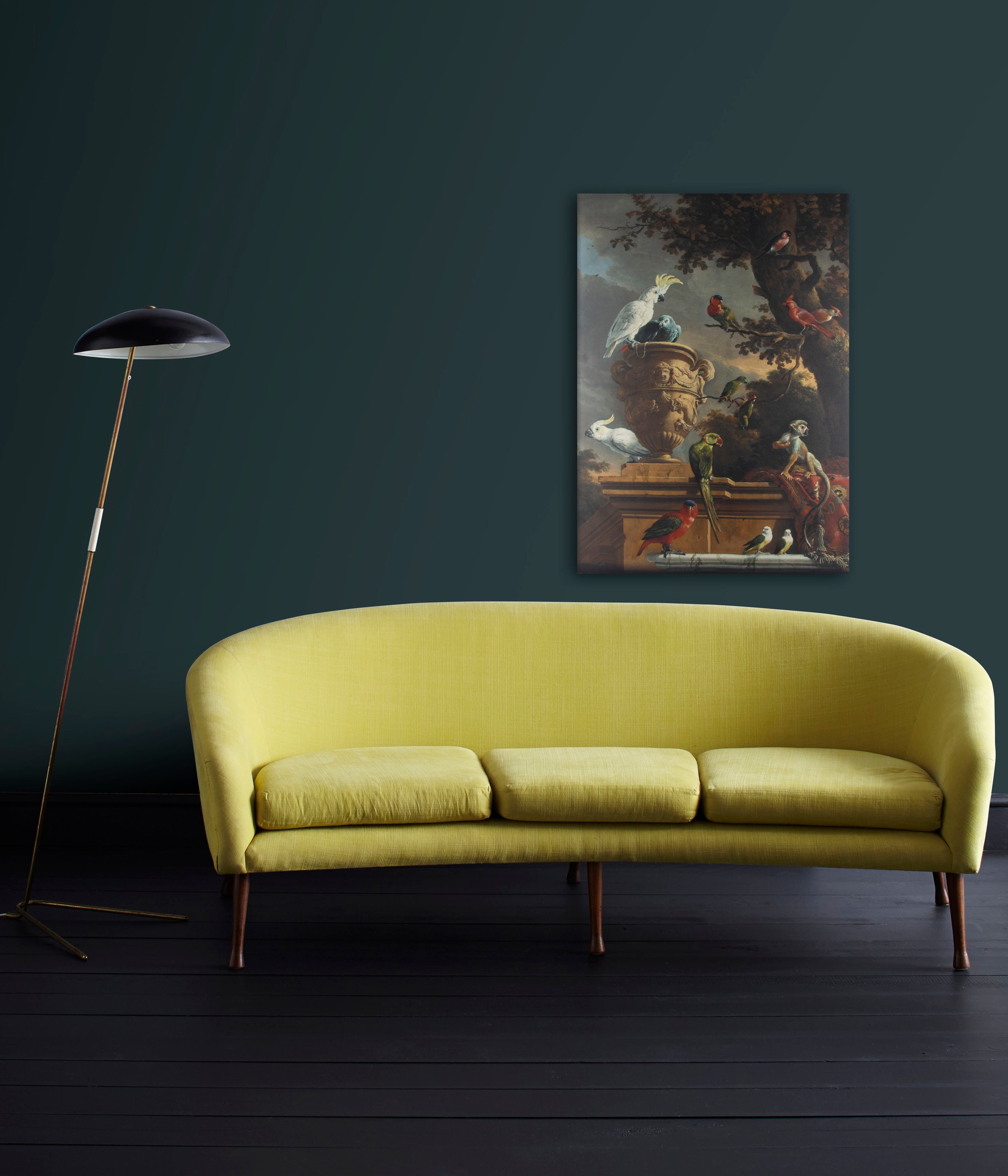 Art for the home Leinwandbild "Menagerie" Art  Vögel 1 Stk. tlg. die Menage günstig online kaufen