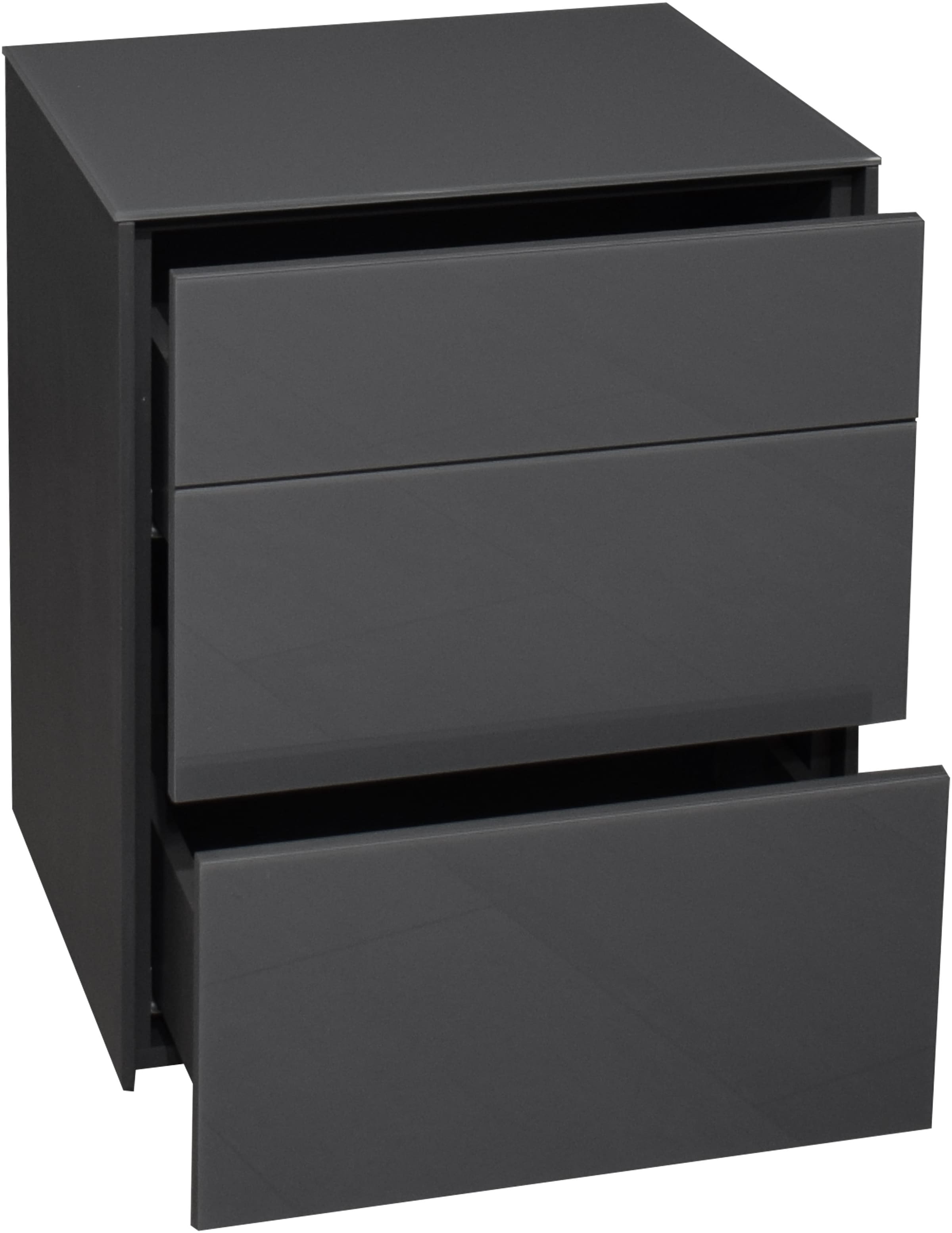 Mäusbacher Kommode »Imola TOPSELLER!«, (OTTOs Choice), Mäusbacher Kommode, mit Glasfront und Glasoberplatte, 2 Schubladen