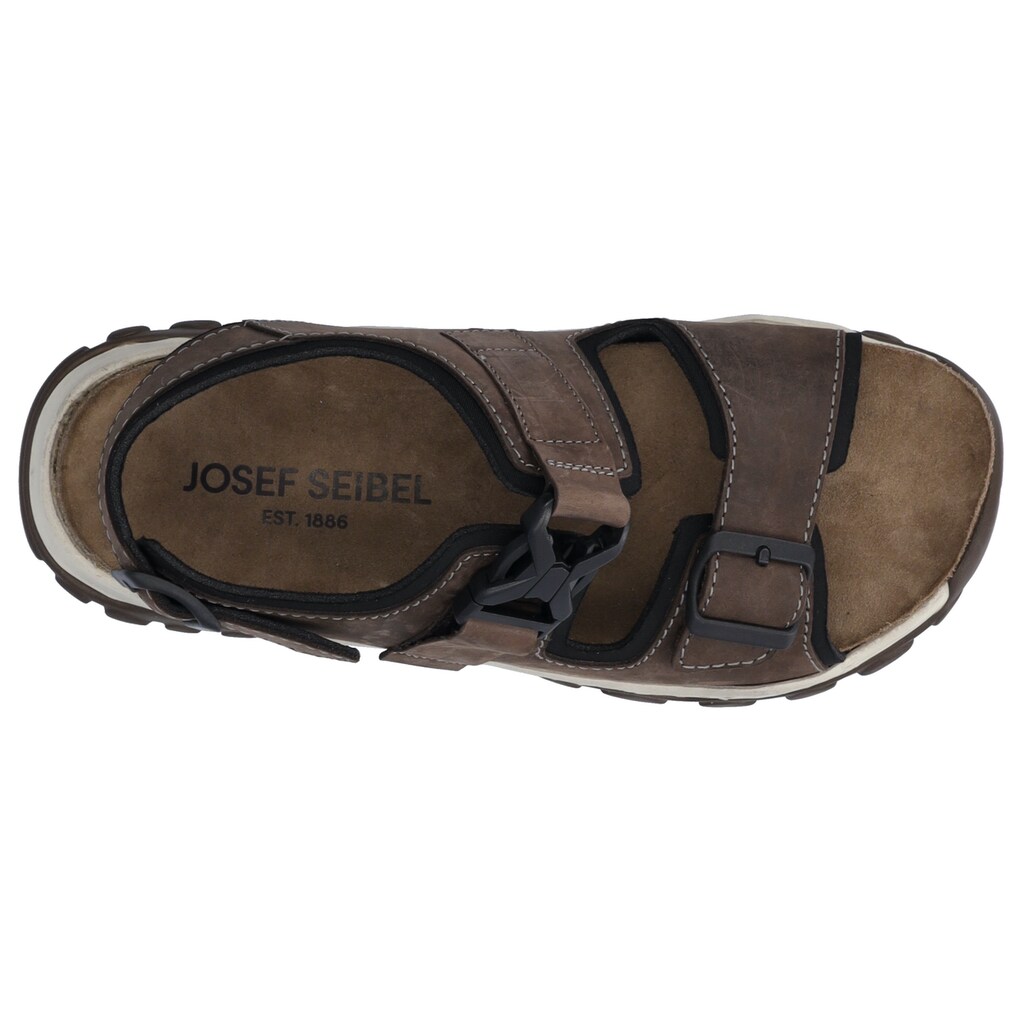 Schuhe Offene Schuhe Josef Seibel Sandale »JANOSCH 02«, mit verstellbaren Schnallen mokka