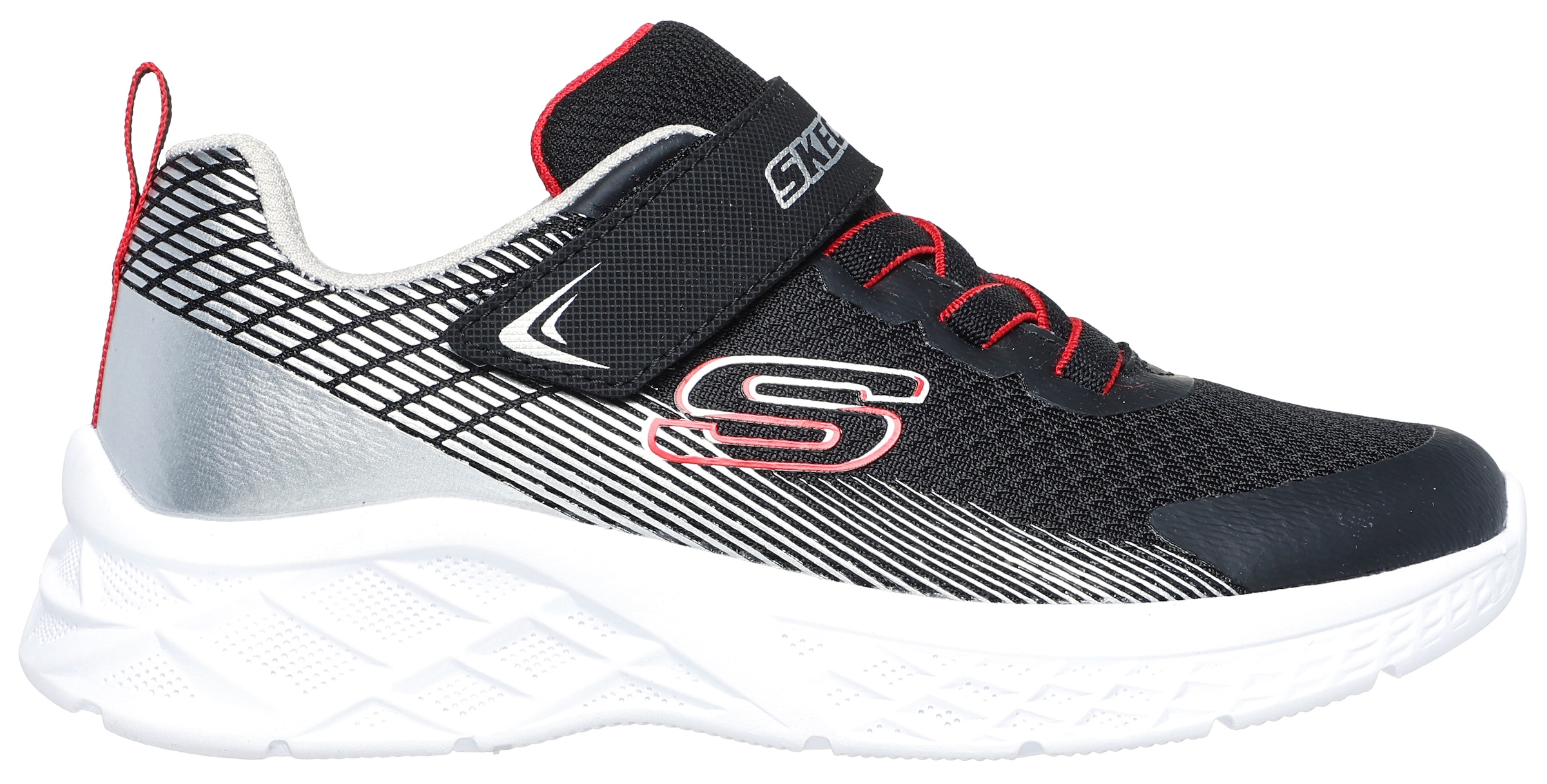 Skechers Kids Sneaker »MICROSPEC II«, Klettschuh, Freizeitschuh mit praktischem Klettverschluss