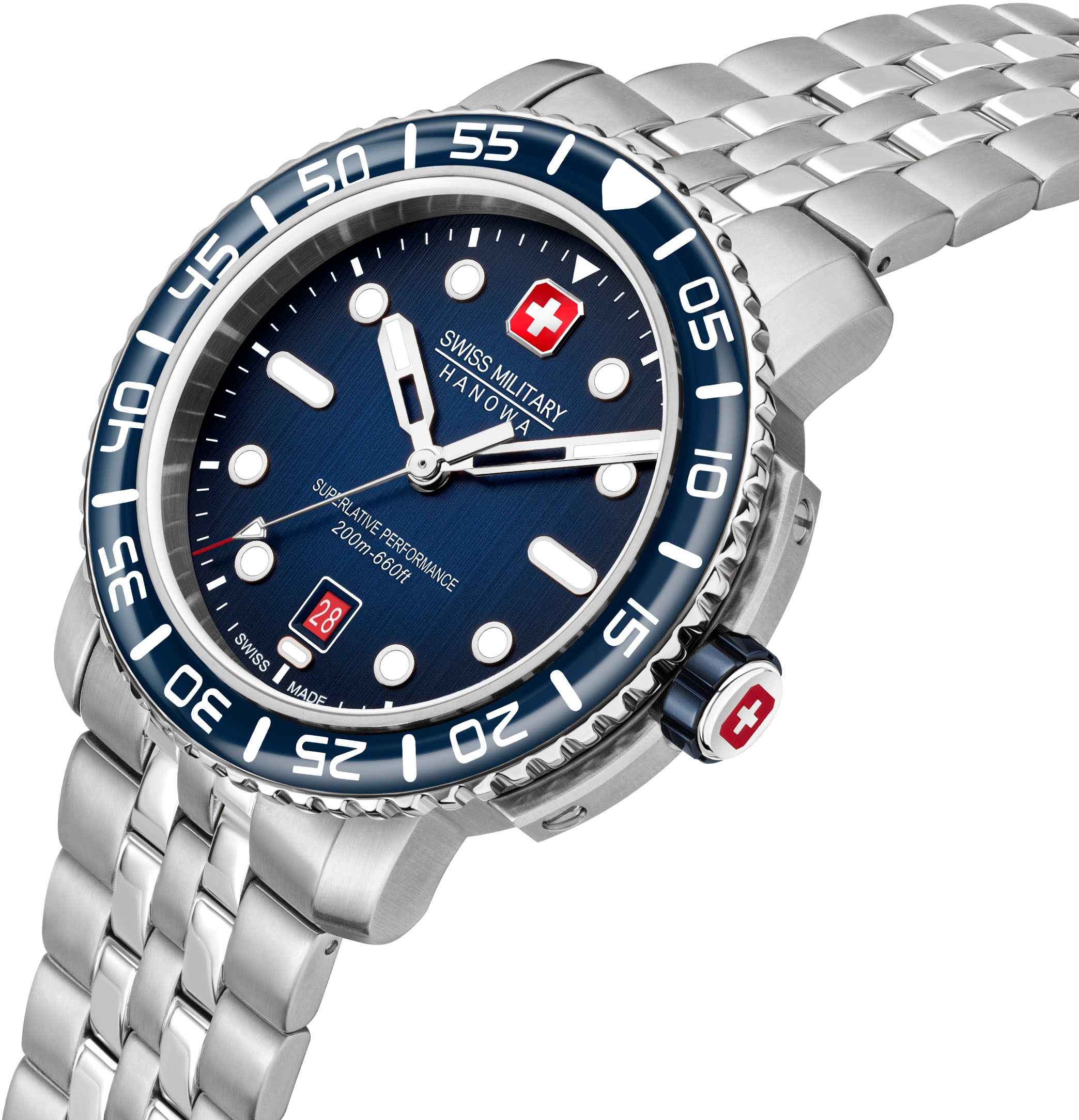 Swiss Military Hanowa Schweizer Uhr SMWGH0001703« | BAUR MARLIN, bestellen ▷ »BLACK