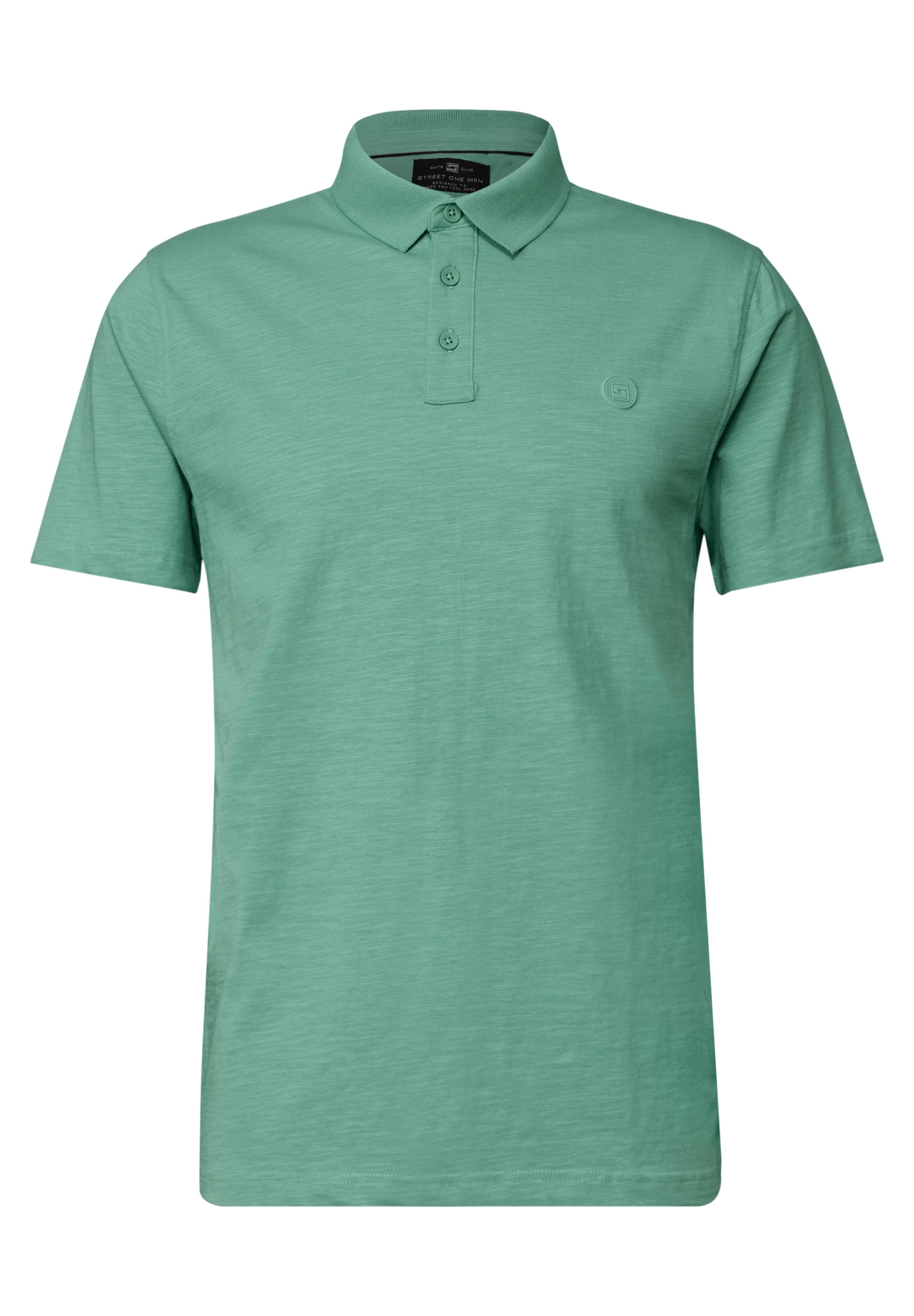STREET ONE MEN Poloshirt, aus reiner Baumwolle