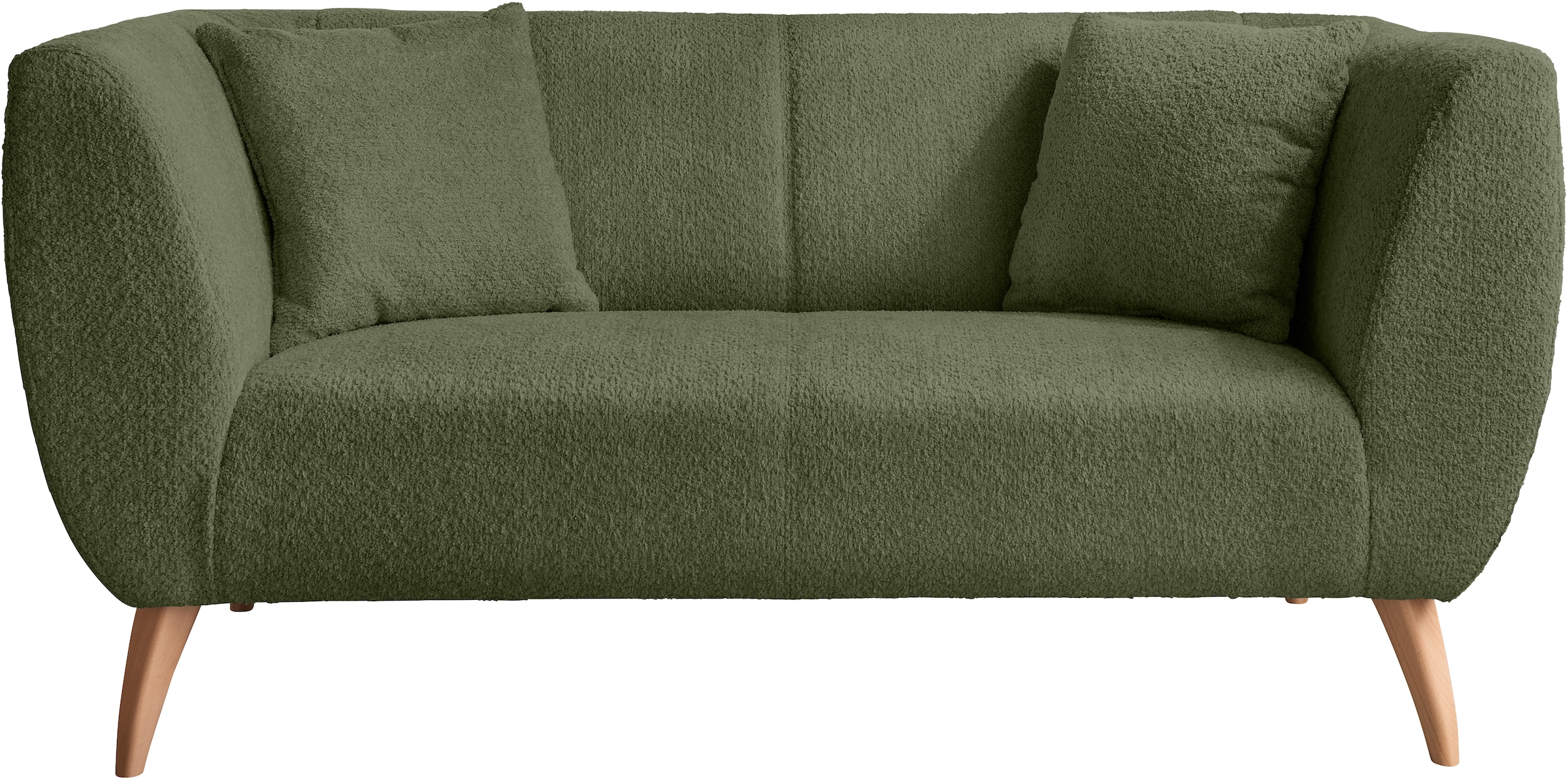 Home affaire Ecksofa »Lazio modern und bequem, schmale Armlehnen, tolle Detailverarbeitung« zwei verschiedene Fußfarben wählbar
