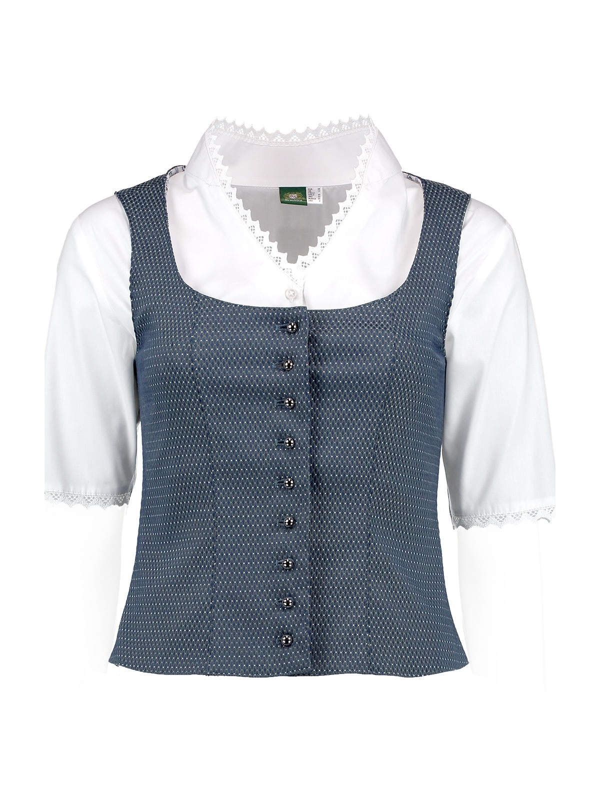 OS-Trachten Trachtenbluse "Mieder 453000-3924"